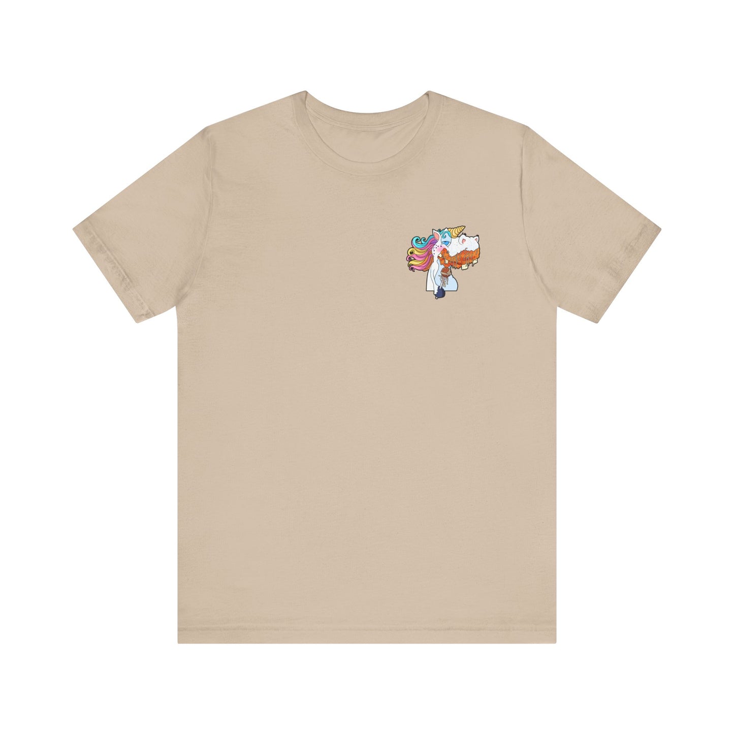 Magical Pisketti Unicorn Unisex Tee - Fun & Whimsical Short Sleeve T-Shirt