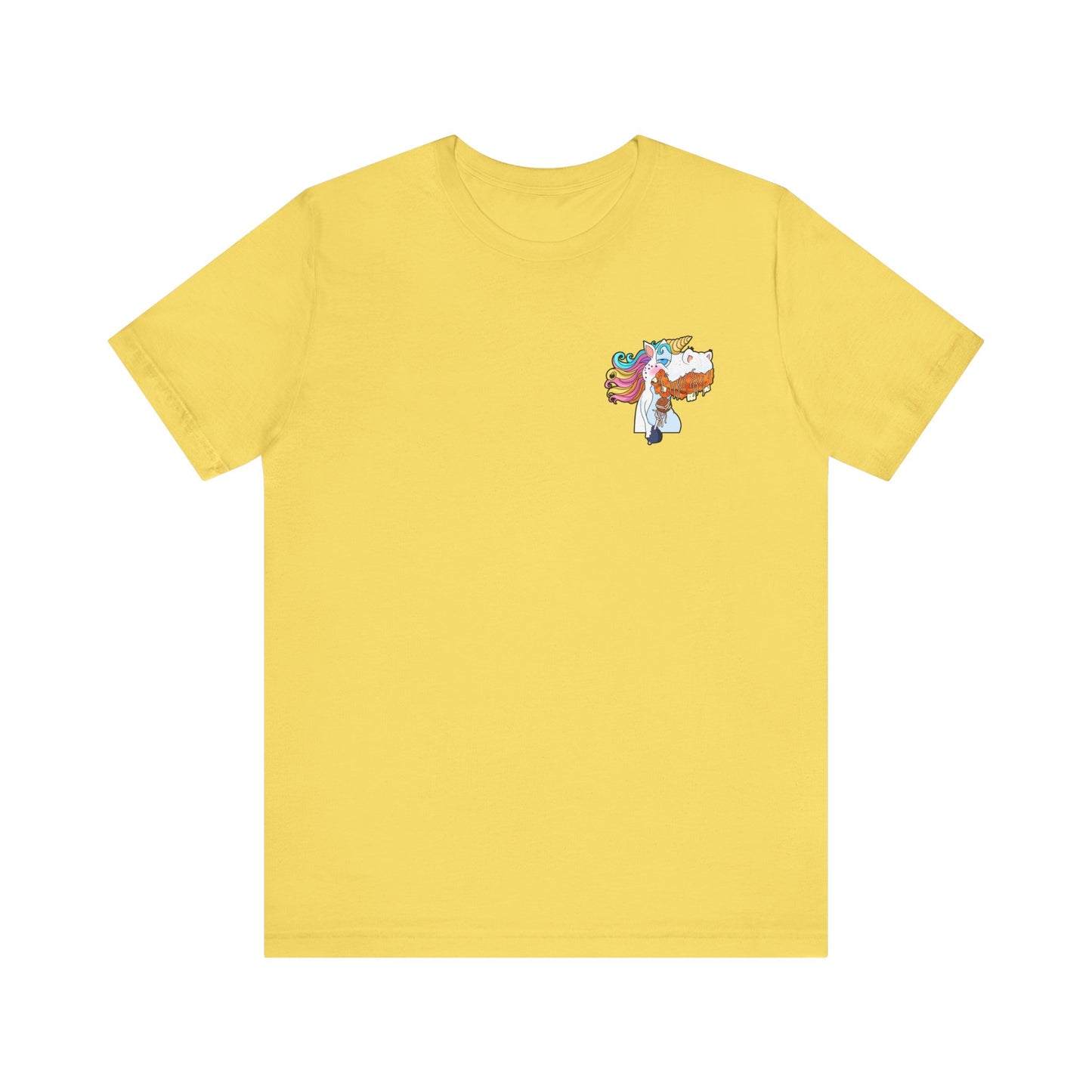 Magical Pisketti Unicorn Unisex Tee - Fun & Whimsical Short Sleeve T-Shirt
