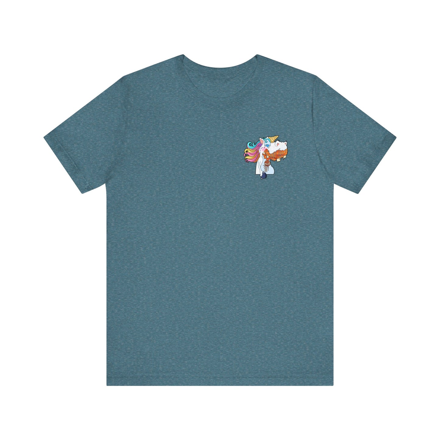 Magical Pisketti Unicorn Unisex Tee - Fun & Whimsical Short Sleeve T-Shirt