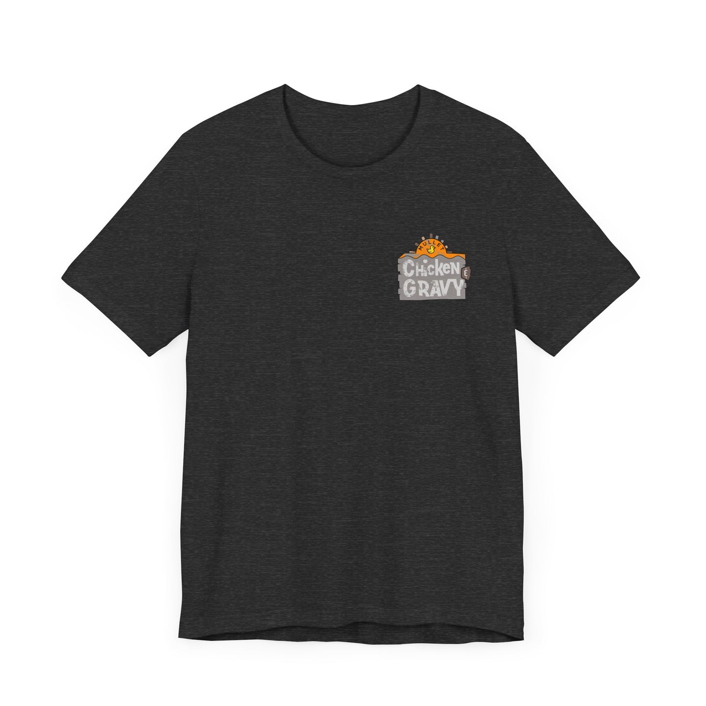 Funny Chicken and Gravy Unisex Tee, Humor T-Shirt, Gift for Food Lovers, Casual Wear, Unique Graphic Tee