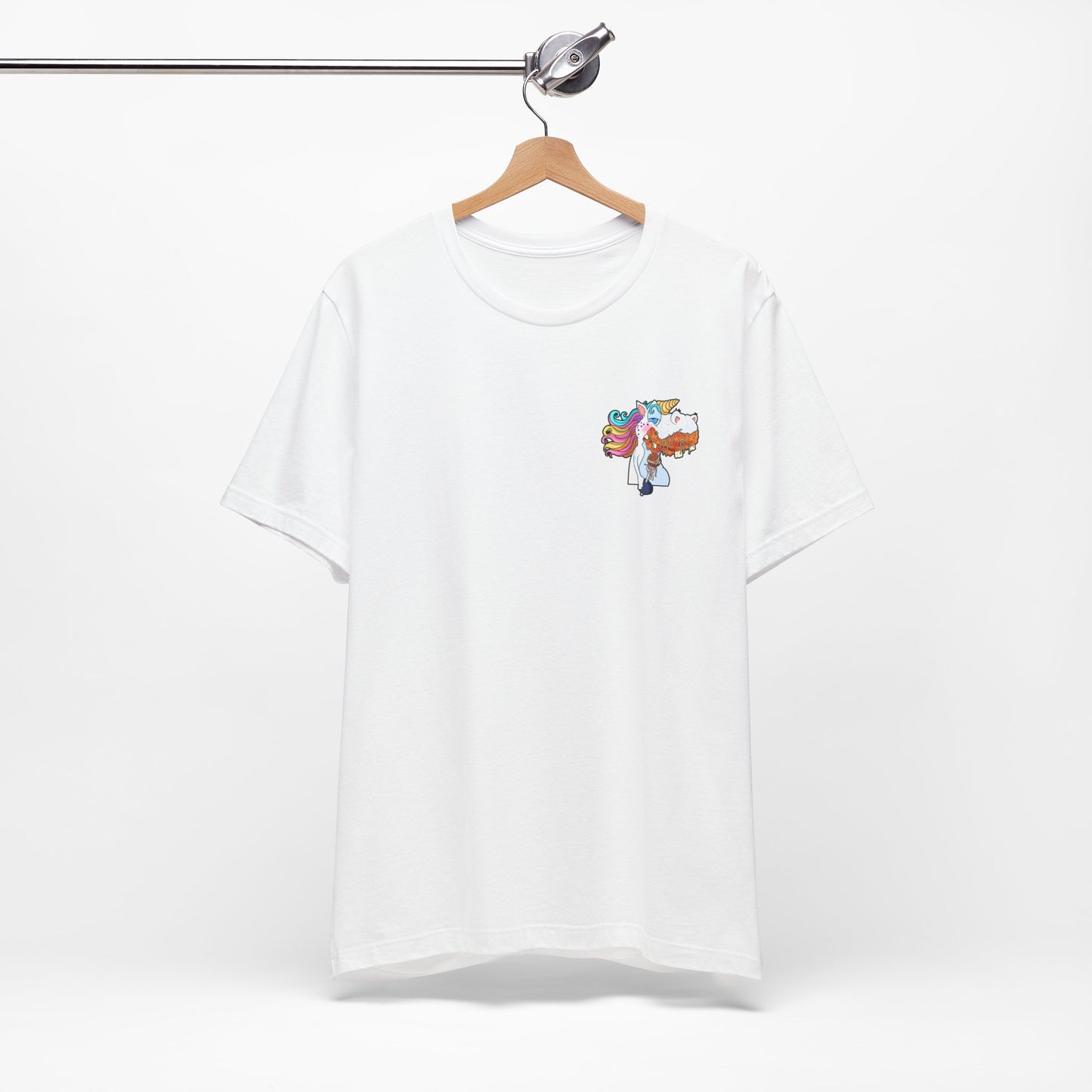 Magical Pisketti Unicorn Unisex Tee - Fun & Whimsical Short Sleeve T-Shirt