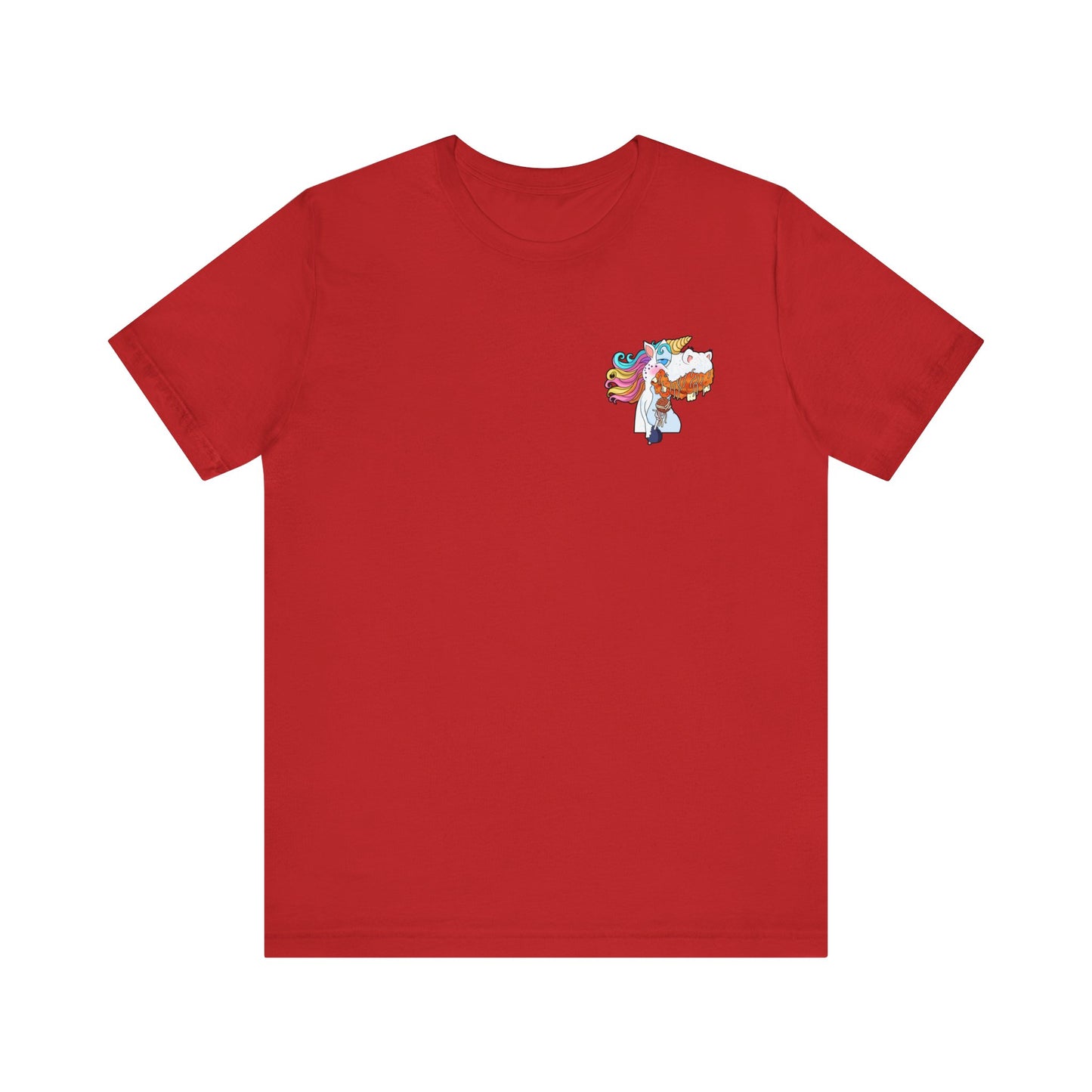 Magical Pisketti Unicorn Unisex Tee - Fun & Whimsical Short Sleeve T-Shirt