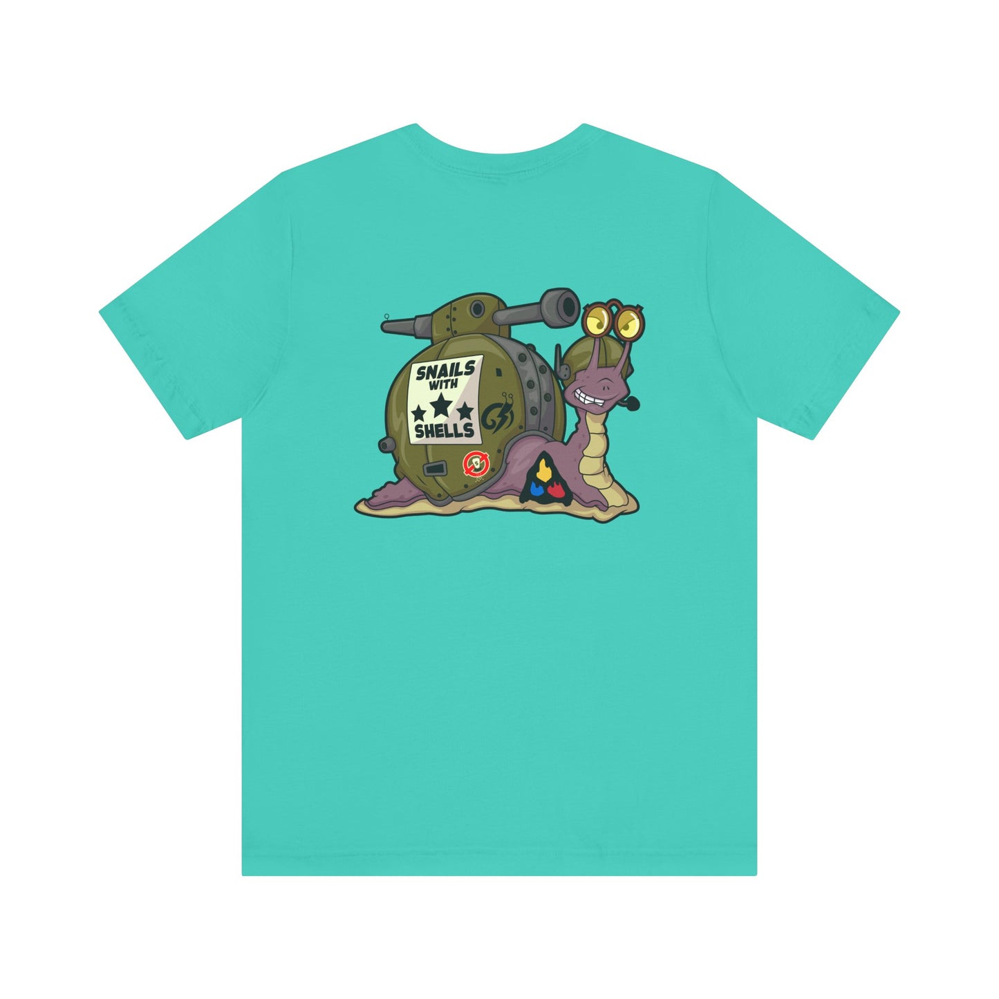 Soldier Snail w/ Logo on Front Unisex Jersey Short Sleeve Tee
