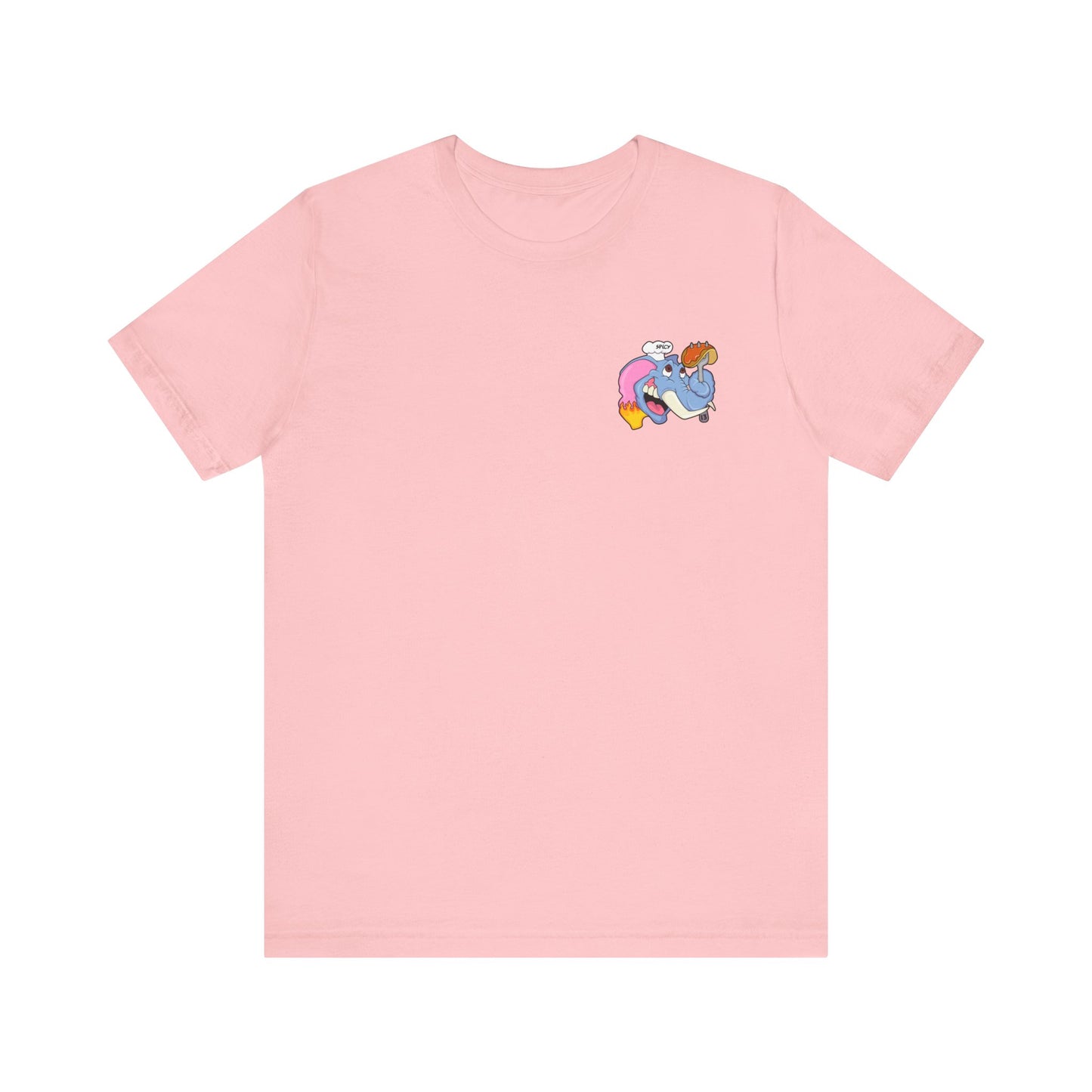 "EL' LEAHPHANT'S" Pancakes w/Logo on Front, Unisex Jersey Short Sleeve Tee