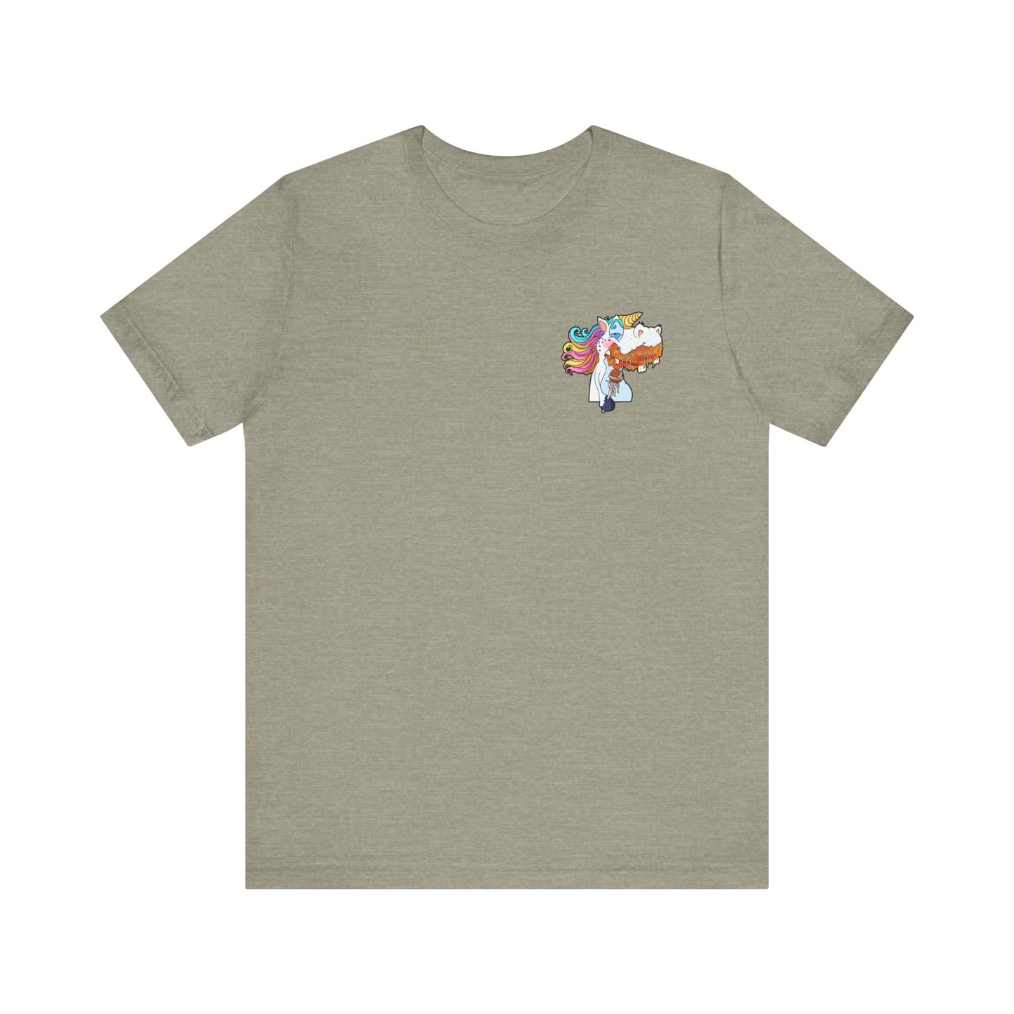 Magical Pisketti Unicorn Unisex Tee - Fun & Whimsical Short Sleeve T-Shirt