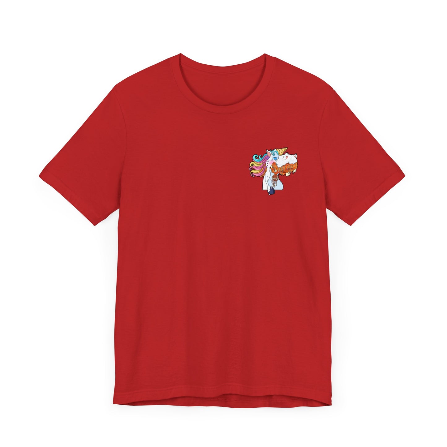 Magical Pisketti Unicorn Unisex Tee - Fun & Whimsical Short Sleeve T-Shirt