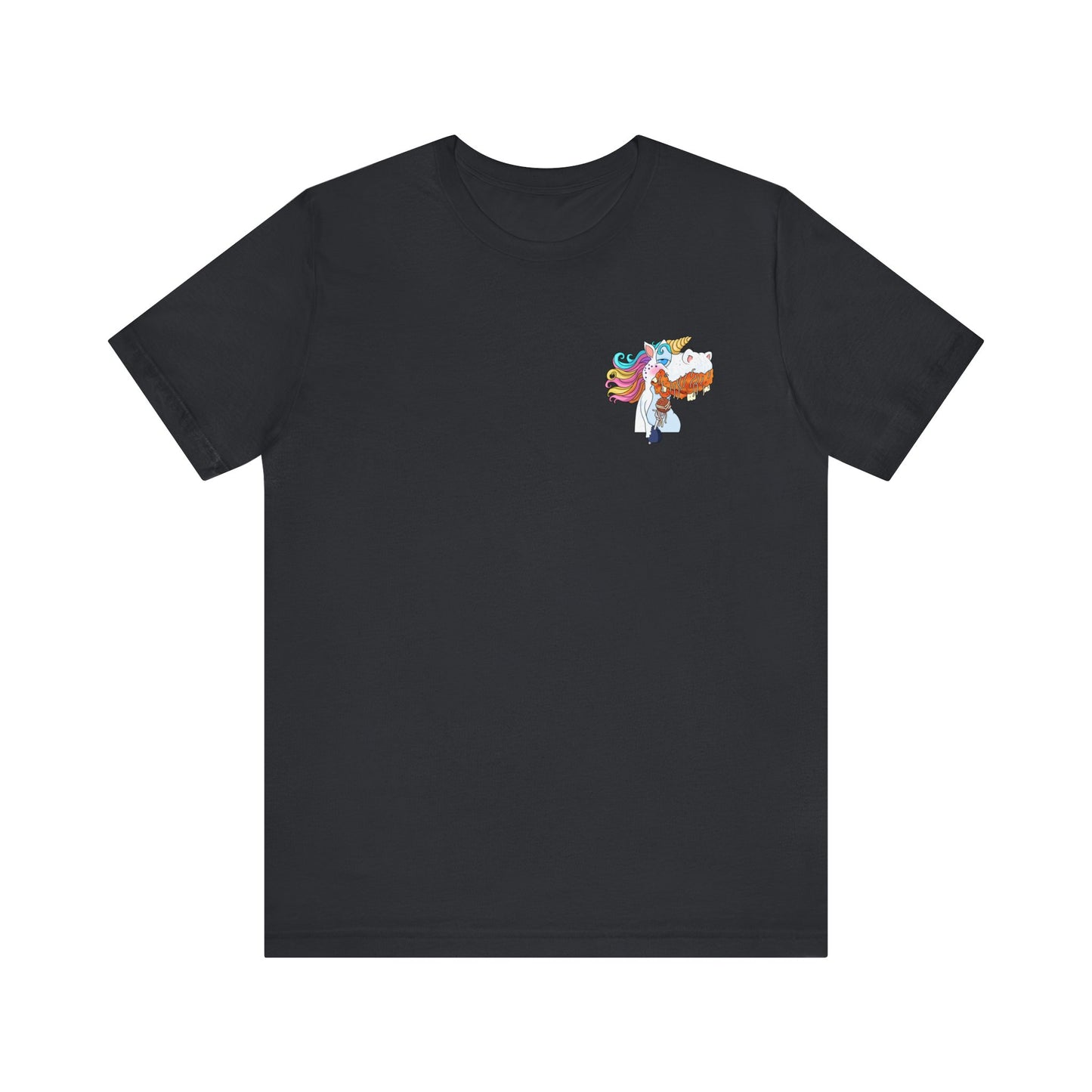 Magical Pisketti Unicorn Unisex Tee - Fun & Whimsical Short Sleeve T-Shirt