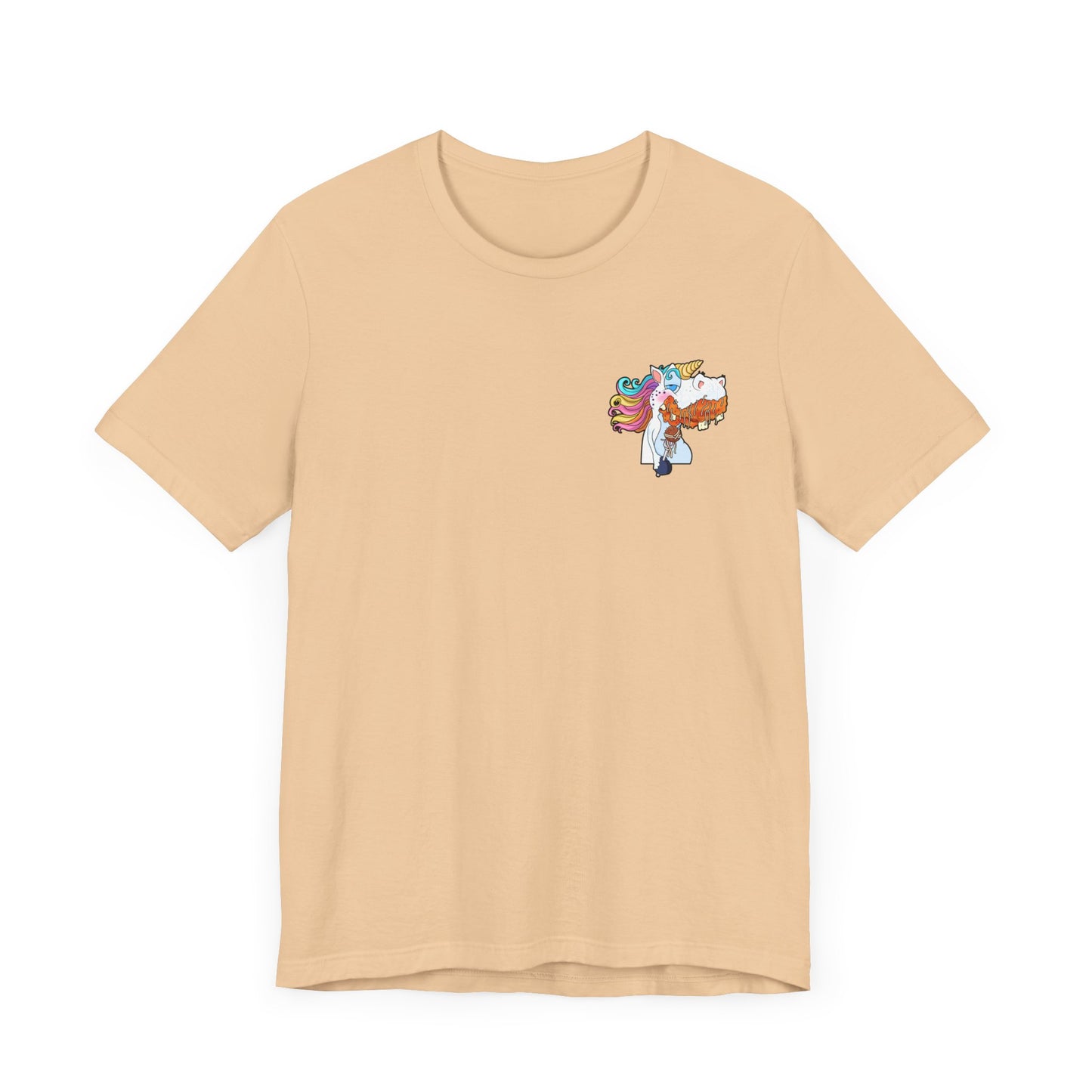 Magical Pisketti Unicorn Unisex Tee - Fun & Whimsical Short Sleeve T-Shirt