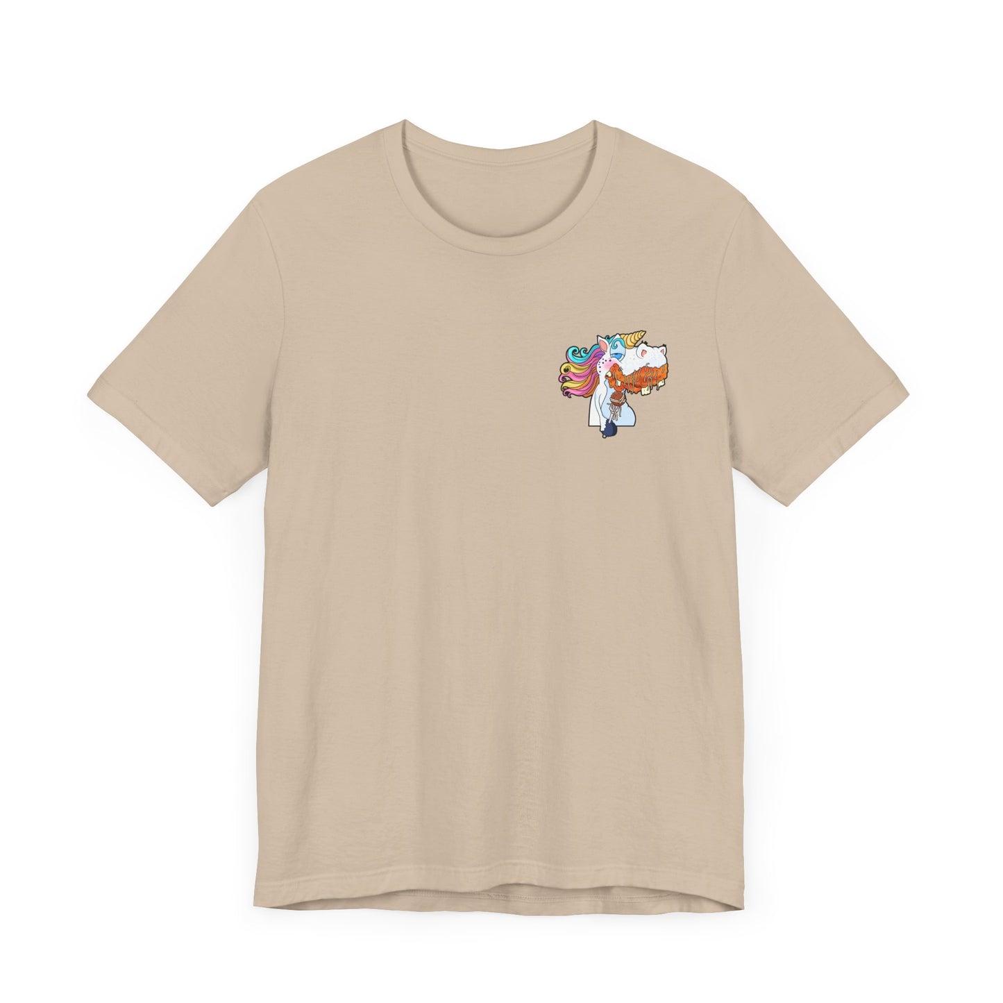 Magical Pisketti Unicorn Unisex Tee - Fun & Whimsical Short Sleeve T-Shirt