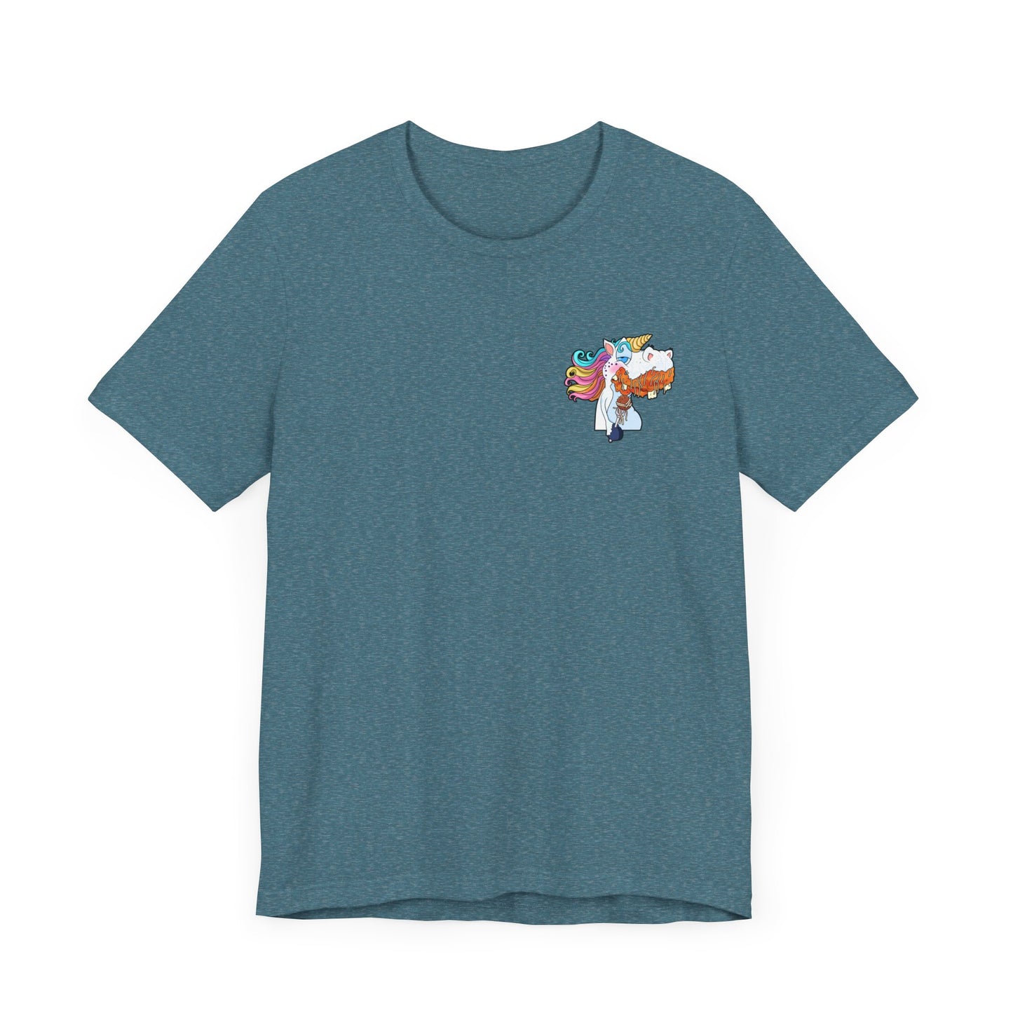 Magical Pisketti Unicorn Unisex Tee - Fun & Whimsical Short Sleeve T-Shirt