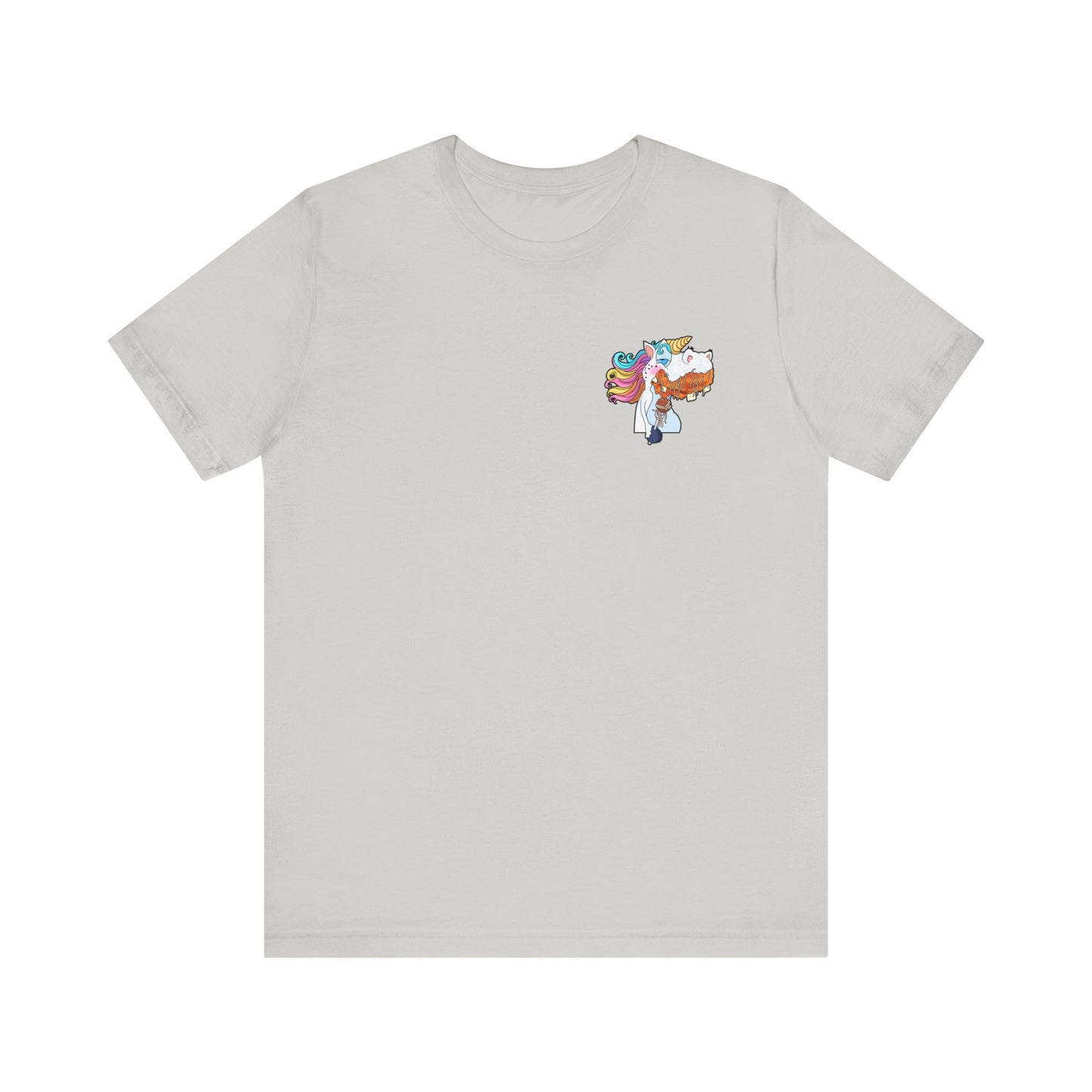 Magical Pisketti Unicorn Unisex Tee - Fun & Whimsical Short Sleeve T-Shirt
