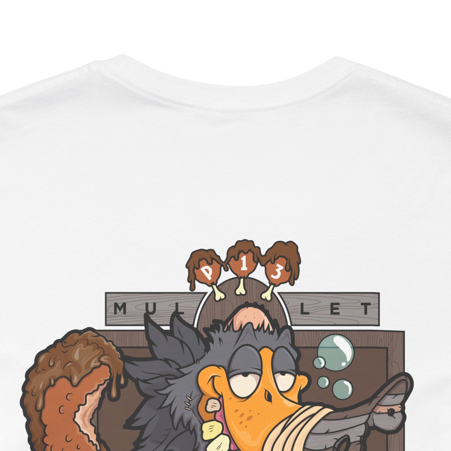 Funny Chicken and Gravy Unisex Tee, Humor T-Shirt, Gift for Food Lovers, Casual Wear, Unique Graphic Tee