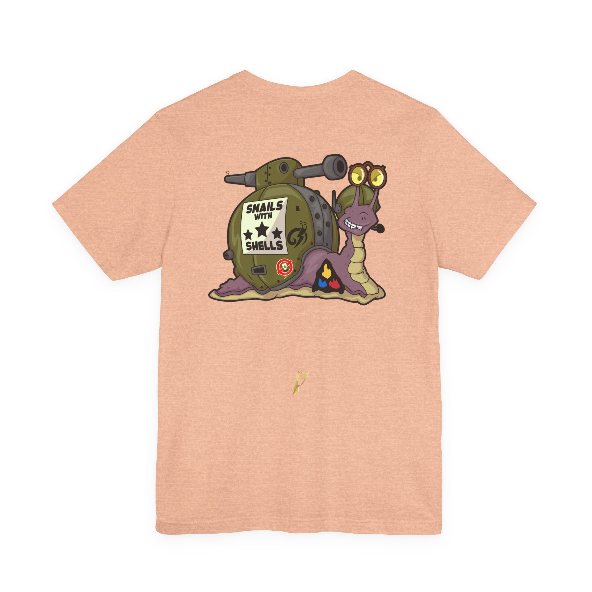 Snails With Shells Tank T-Shirt — Cute Military Snail Graphic Tee