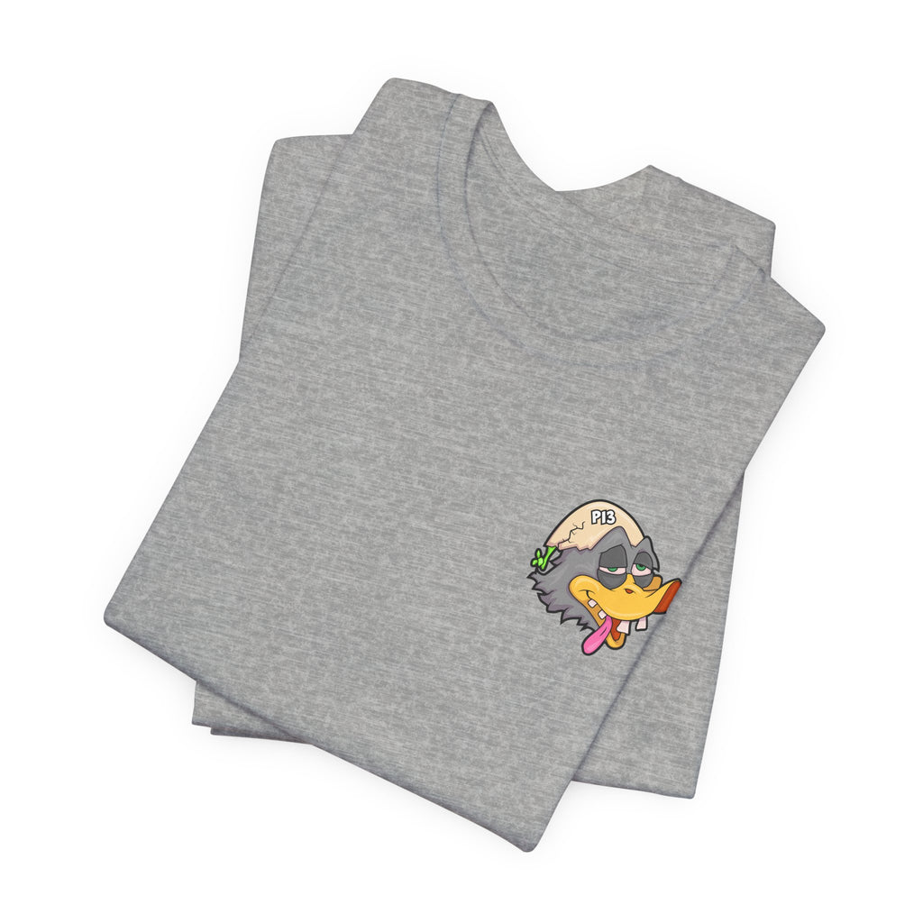 Balut Duck Graphic Tee — Cute Cartoon Egg & Duck Design