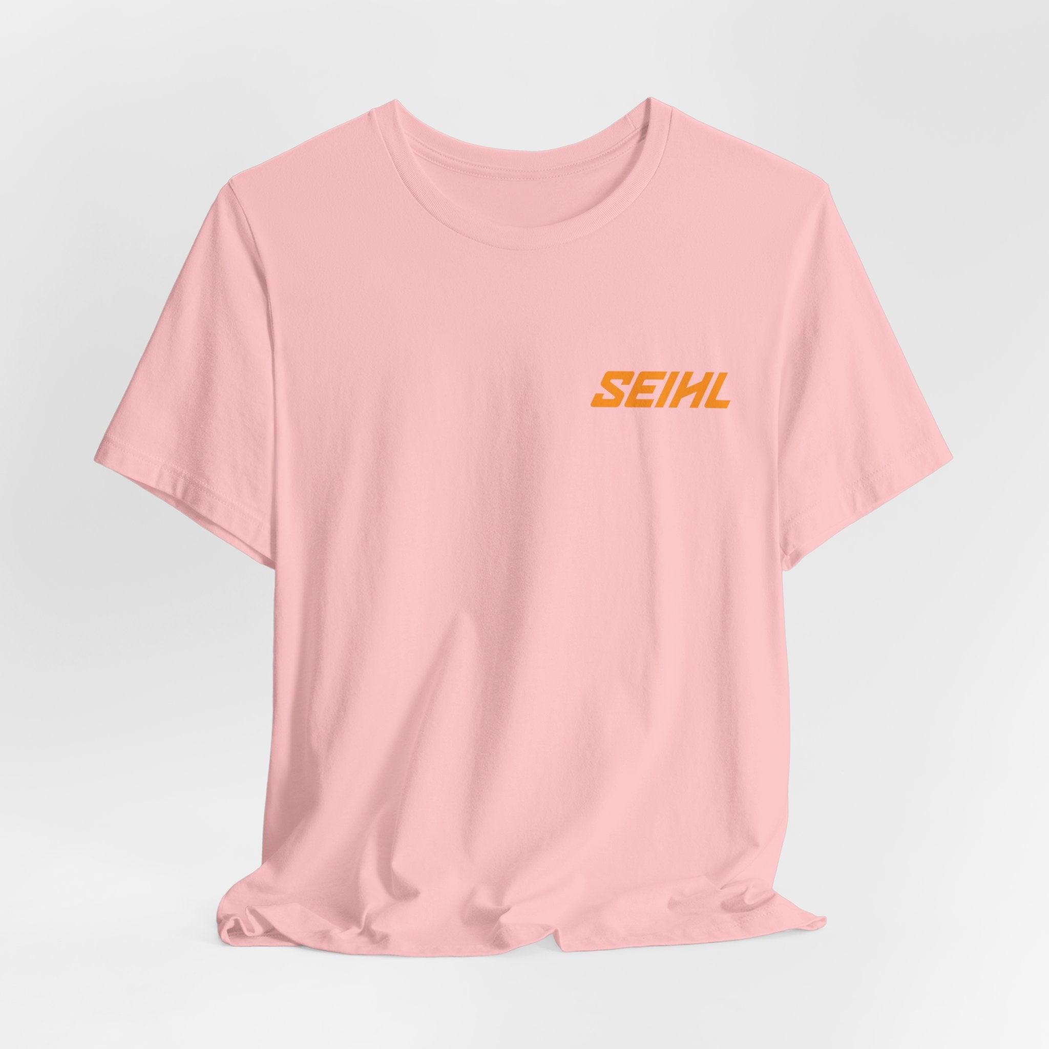 Chainsaw Seihl Cartoon Tee — 'SEIHL' Graphic Short Sleeve T-Shirt