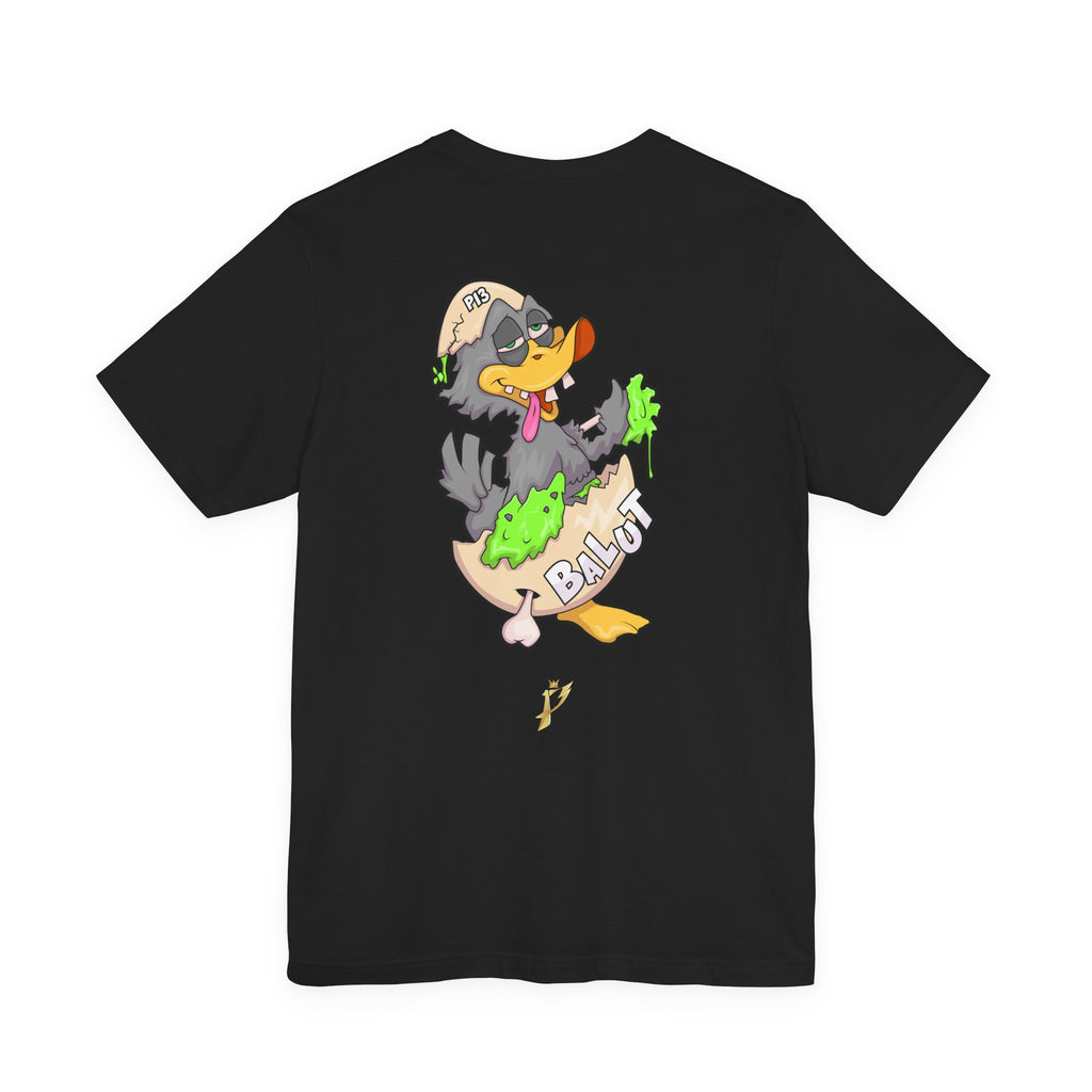 Balut Duck Graphic Tee — Cute Cartoon Egg & Duck Design