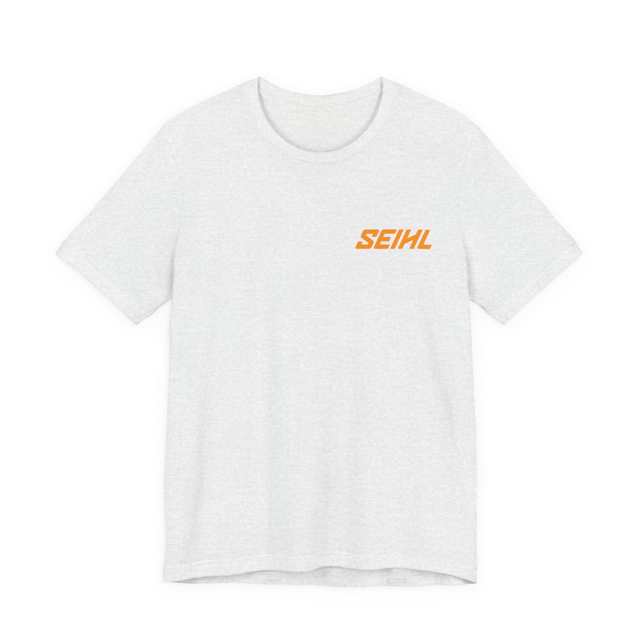 Chainsaw Seihl Cartoon Tee — 'SEIHL' Graphic Short Sleeve T-Shirt