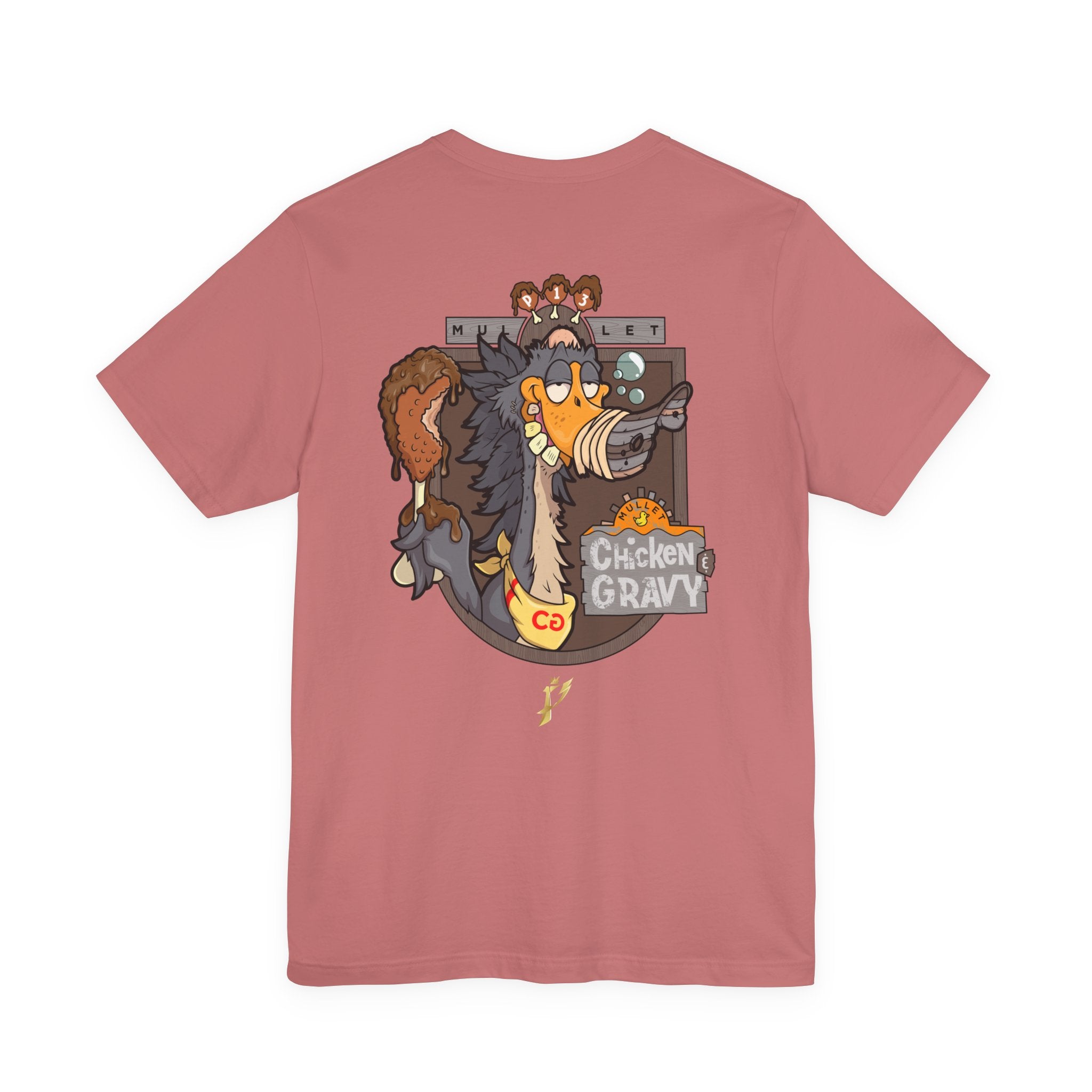 Chicken & Gravy Band Tee — Vintage Rock Music Graphic T-Shirt