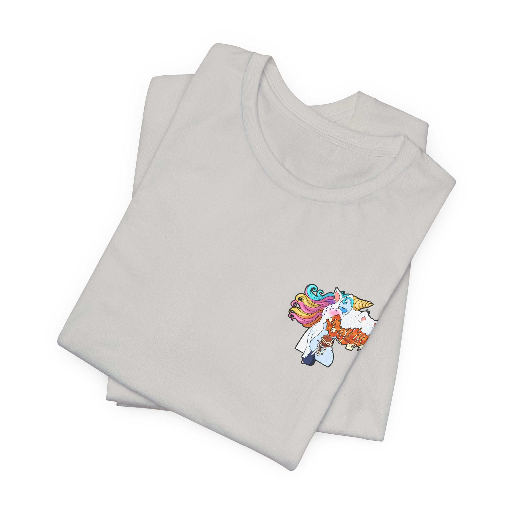 Unicorn Pasta Tee — "Magical Pisketti" Graphic T-Shirt