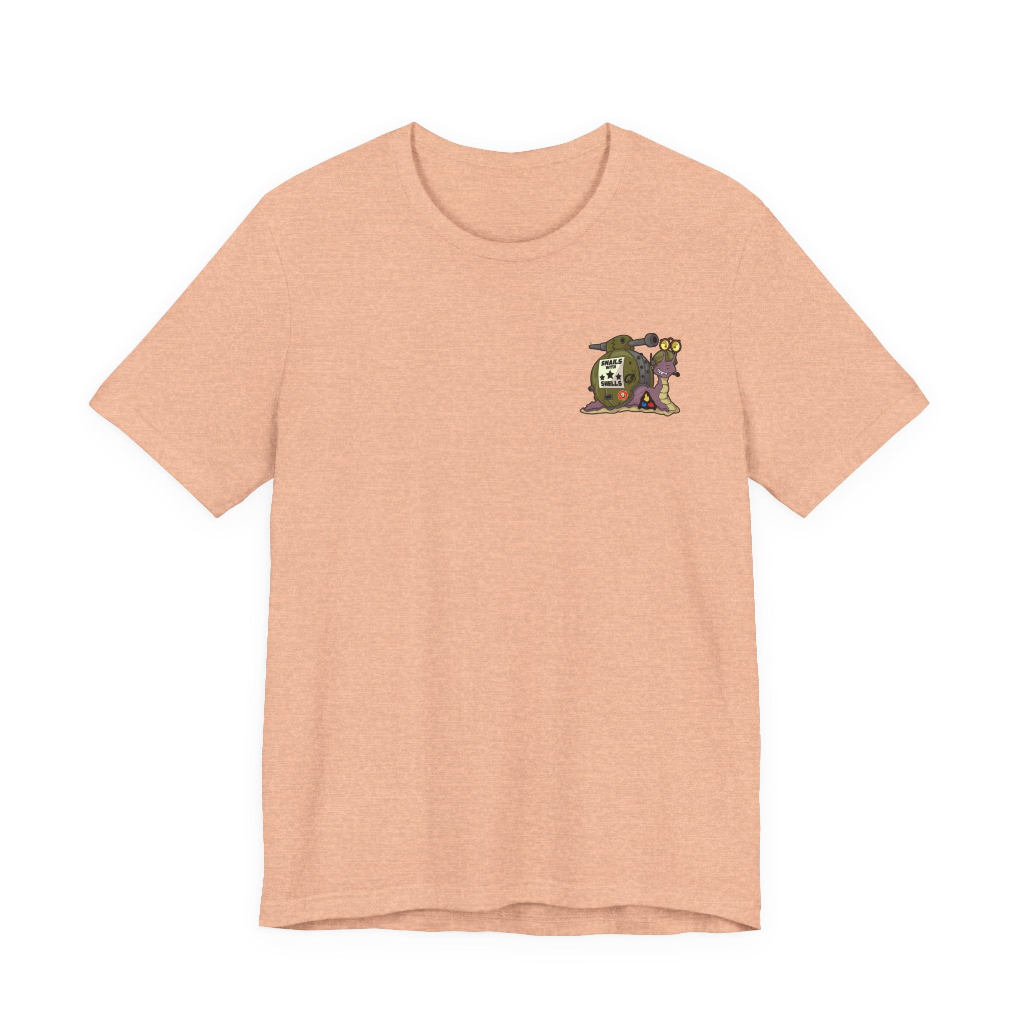 Snails With Shells Tank T-Shirt — Cute Military Snail Graphic Tee