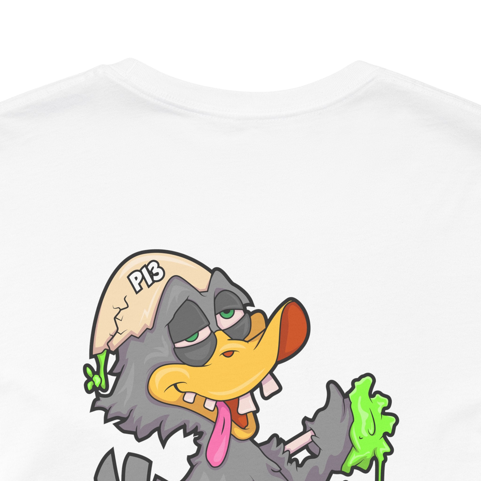 Balut Duck Graphic Tee — Cute Cartoon Egg & Duck Design