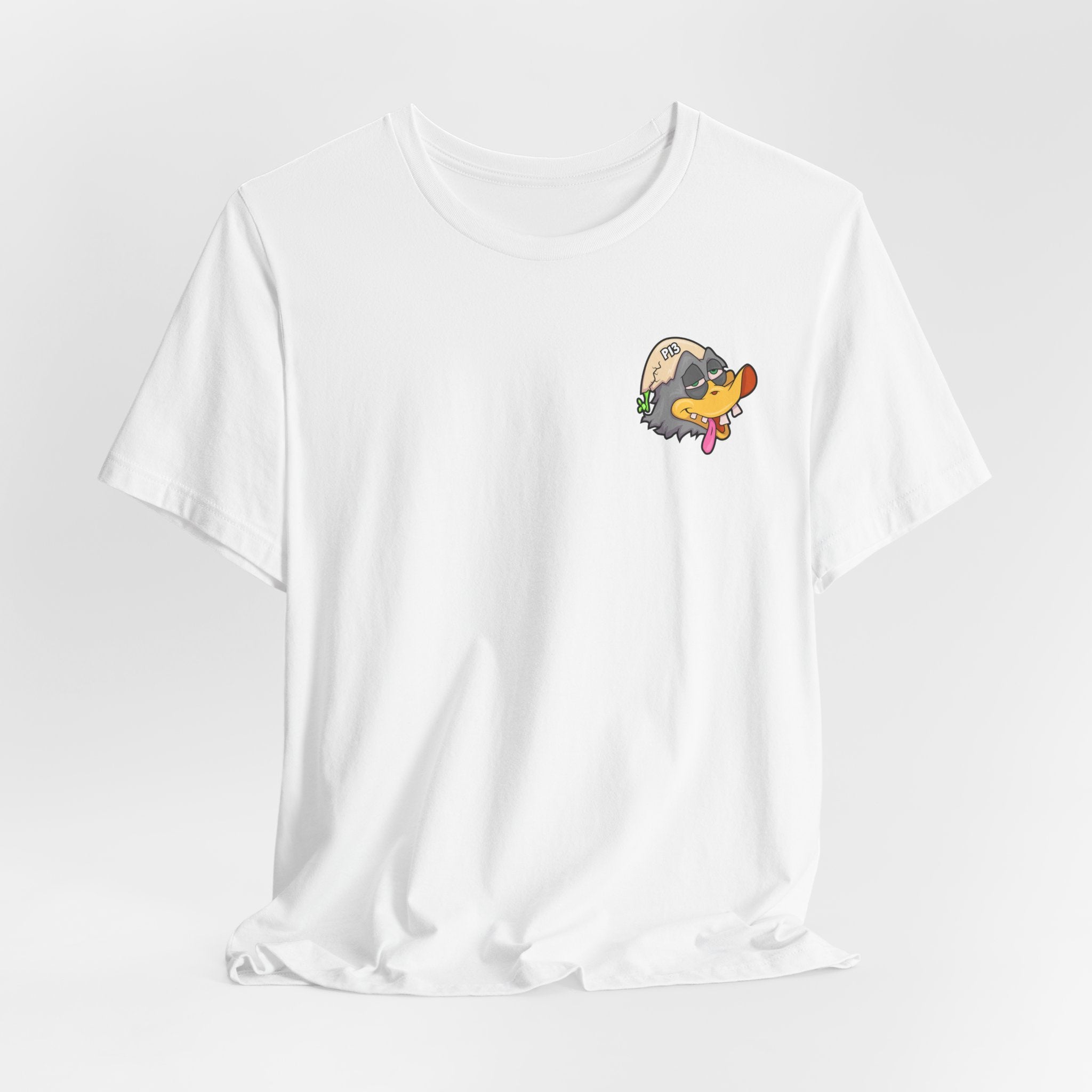 Balut Duck Graphic Tee — Cute Cartoon Egg & Duck Design