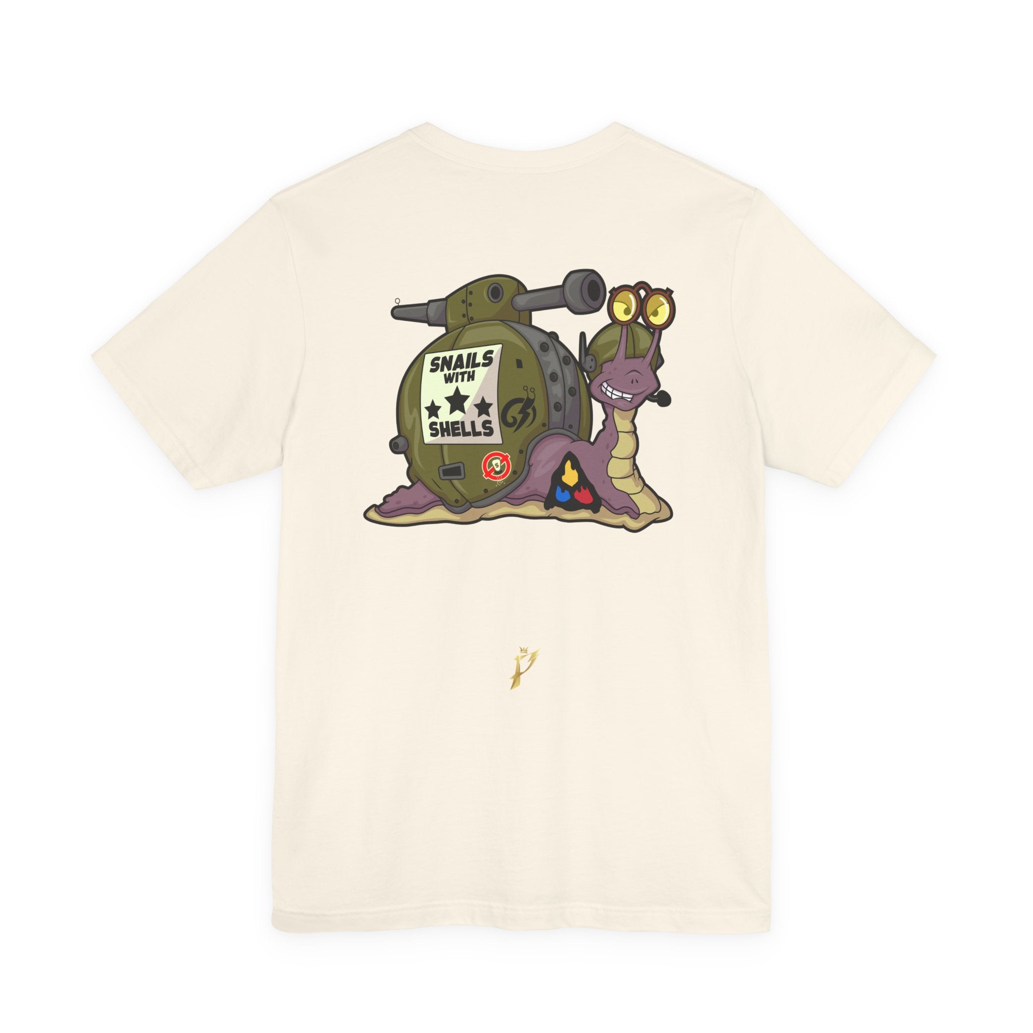 Snails With Shells Tank T-Shirt — Cute Military Snail Graphic Tee