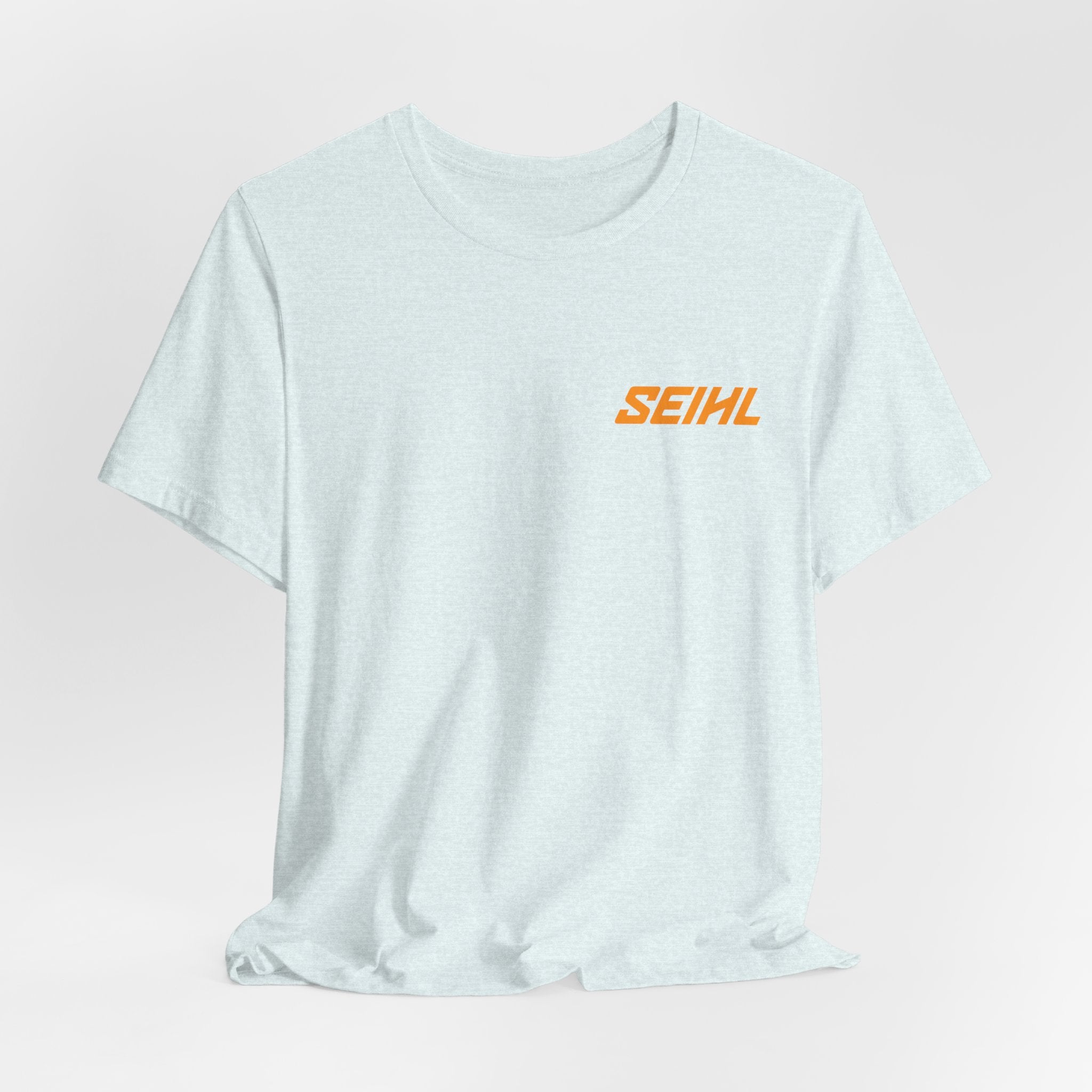 Chainsaw Seihl Cartoon Tee — 'SEIHL' Graphic Short Sleeve T-Shirt