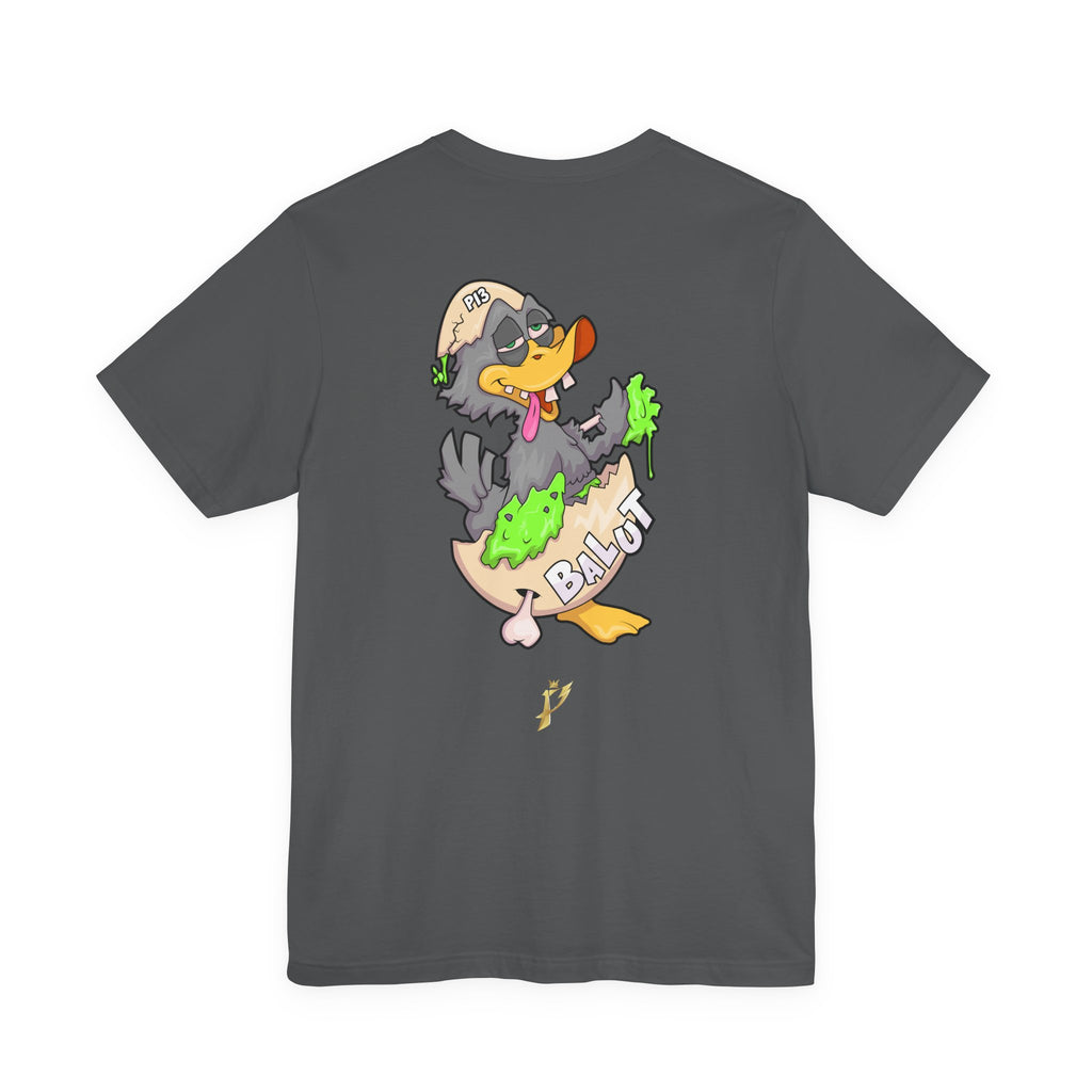 Balut Duck Graphic Tee — Cute Cartoon Egg & Duck Design
