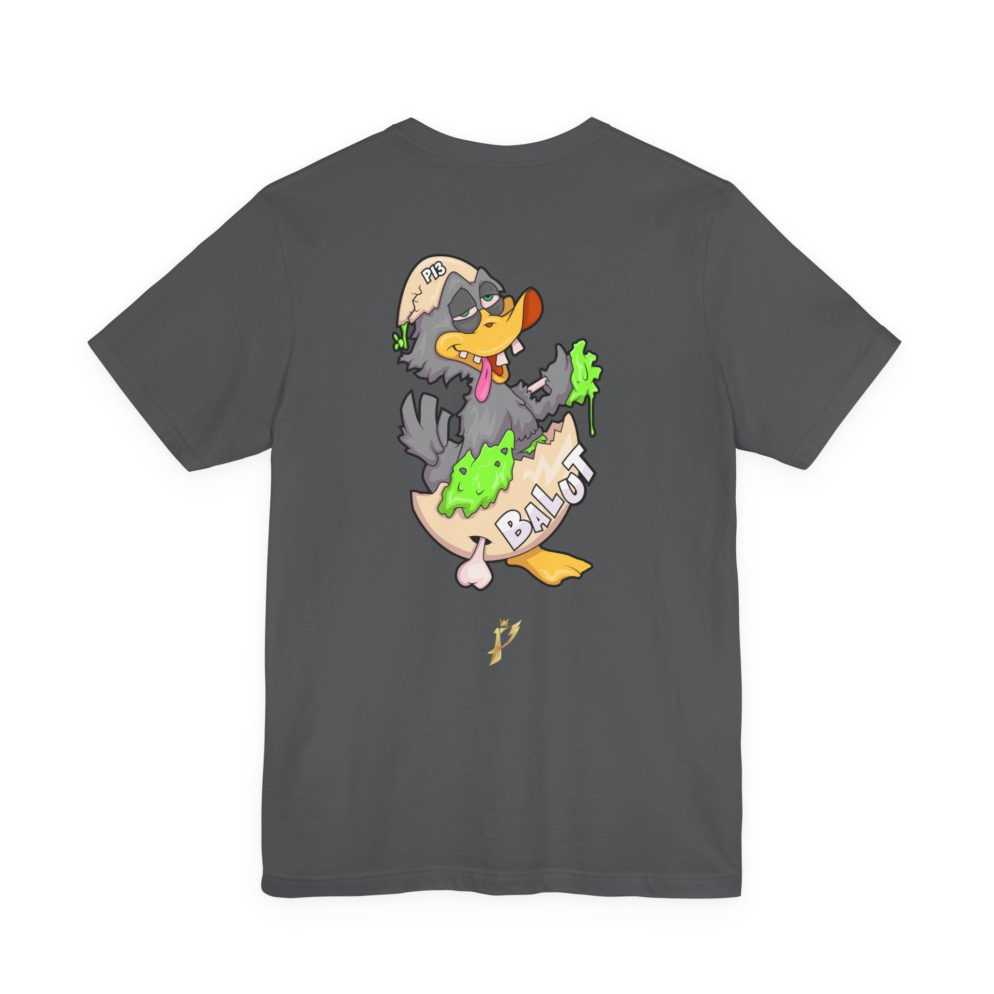 Balut Duck Graphic Tee — Cute Cartoon Egg & Duck Design