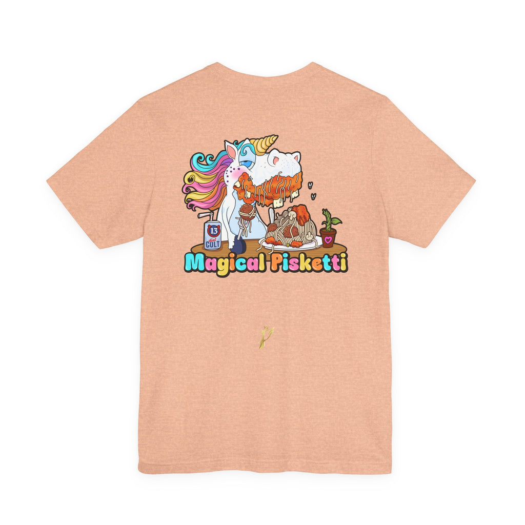 Unicorn Pasta Tee — "Magical Pisketti" Graphic T-Shirt