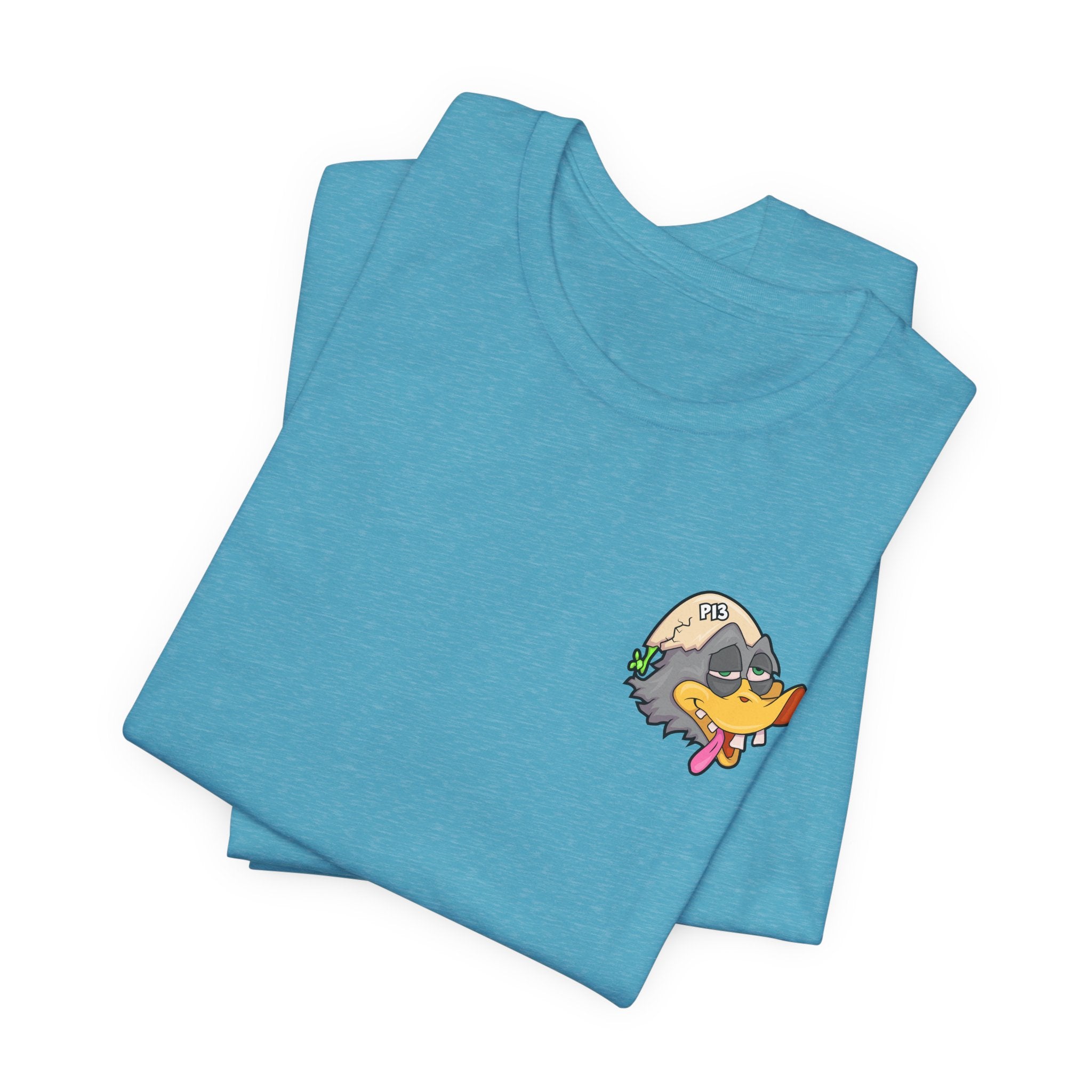 Balut Duck Graphic Tee — Cute Cartoon Egg & Duck Design