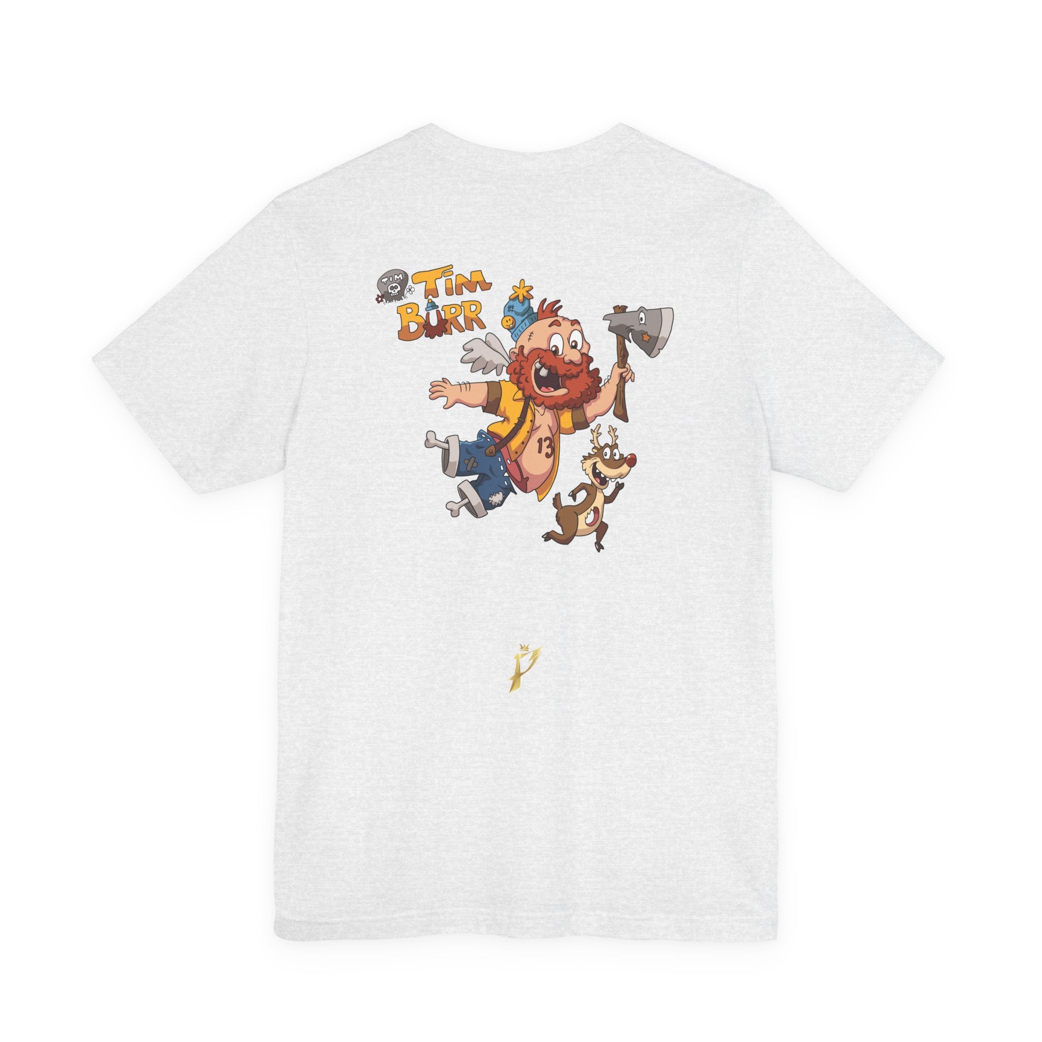 Timber Bear Graphic Tee – Lumberjack Cartoon T‑Shirt