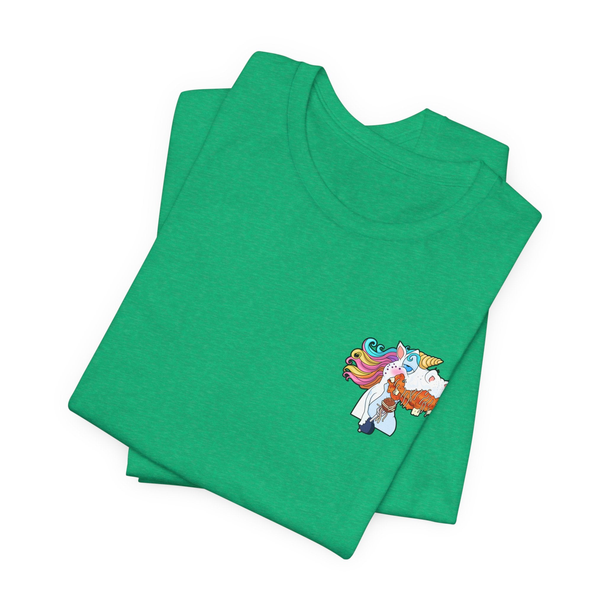 Unicorn Pasta Tee — "Magical Pisketti" Graphic T-Shirt