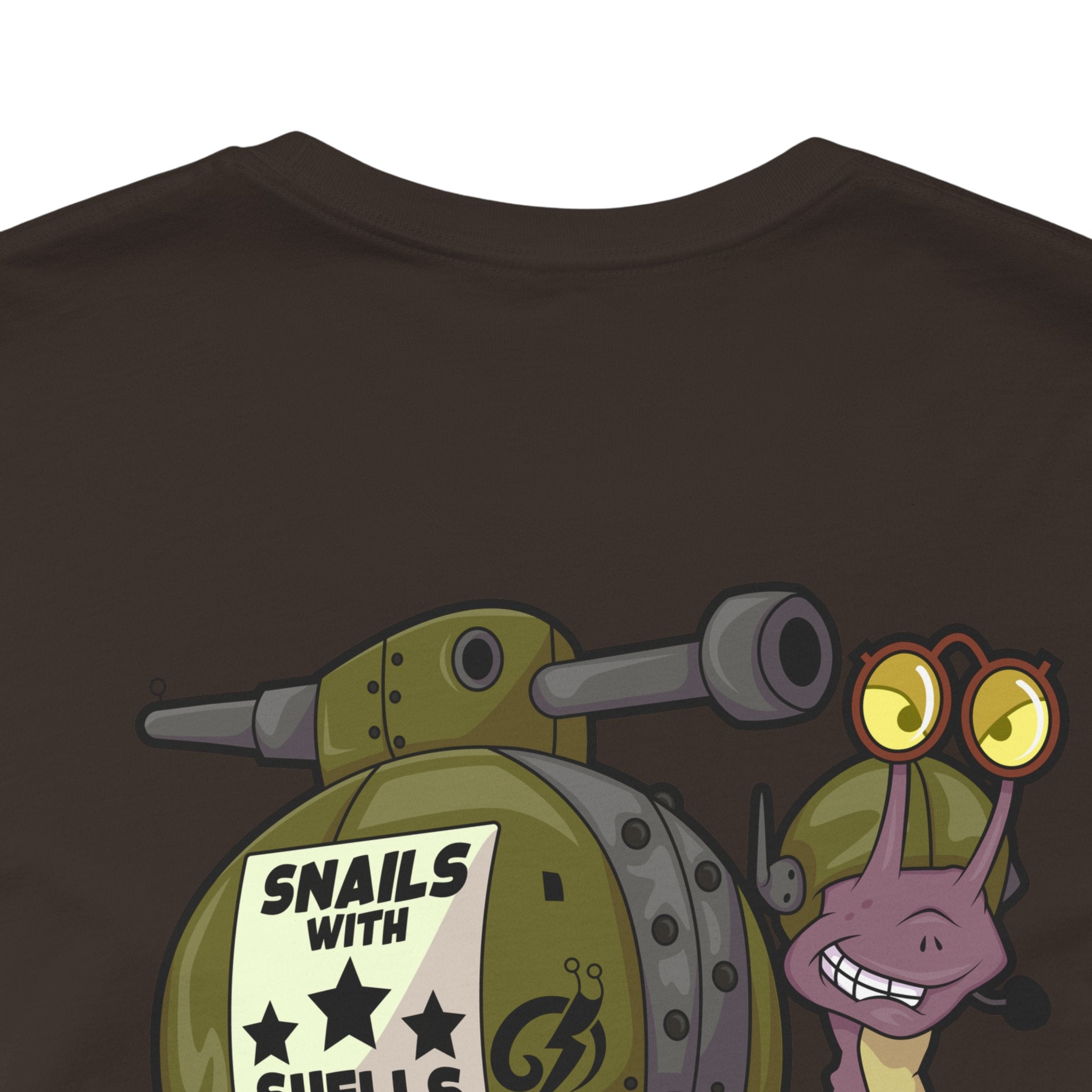 Snails With Shells Tank T-Shirt — Cute Military Snail Graphic Tee
