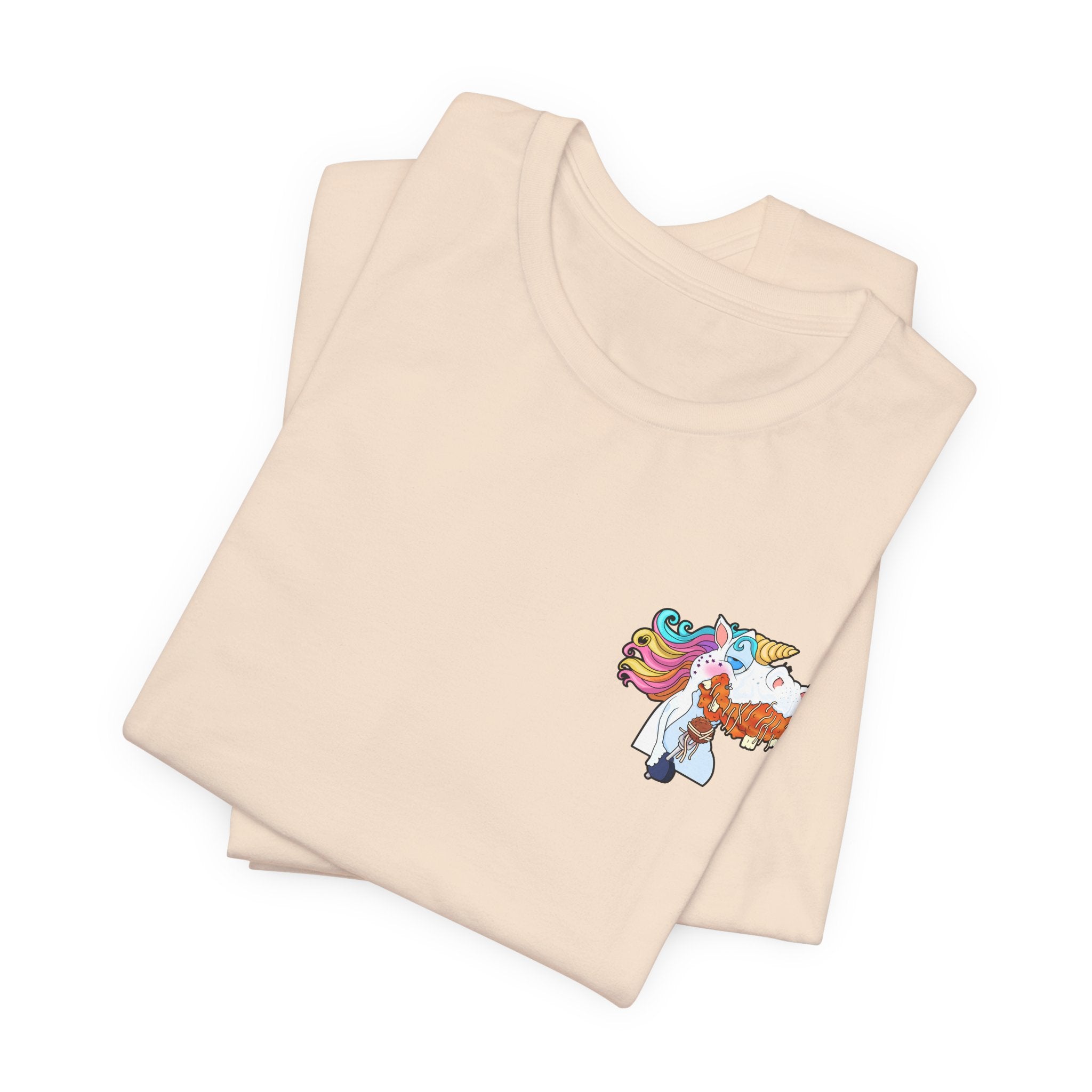 Unicorn Pasta Tee — "Magical Pisketti" Graphic T-Shirt
