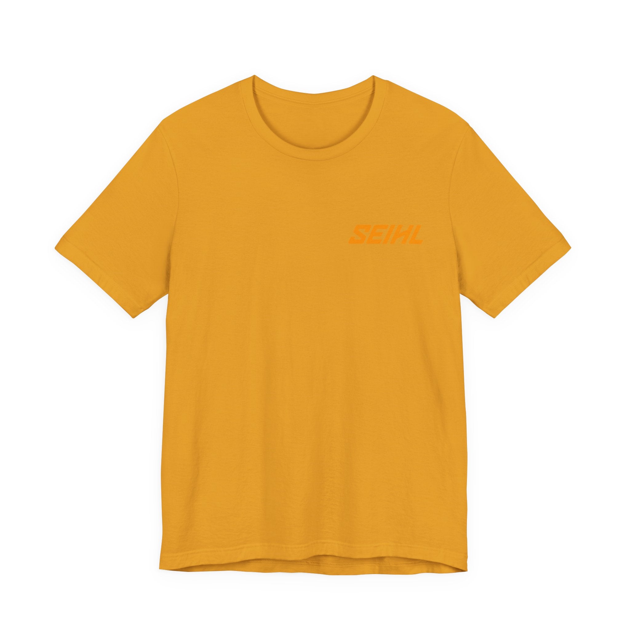 Chainsaw Seihl Cartoon Tee — 'SEIHL' Graphic Short Sleeve T-Shirt