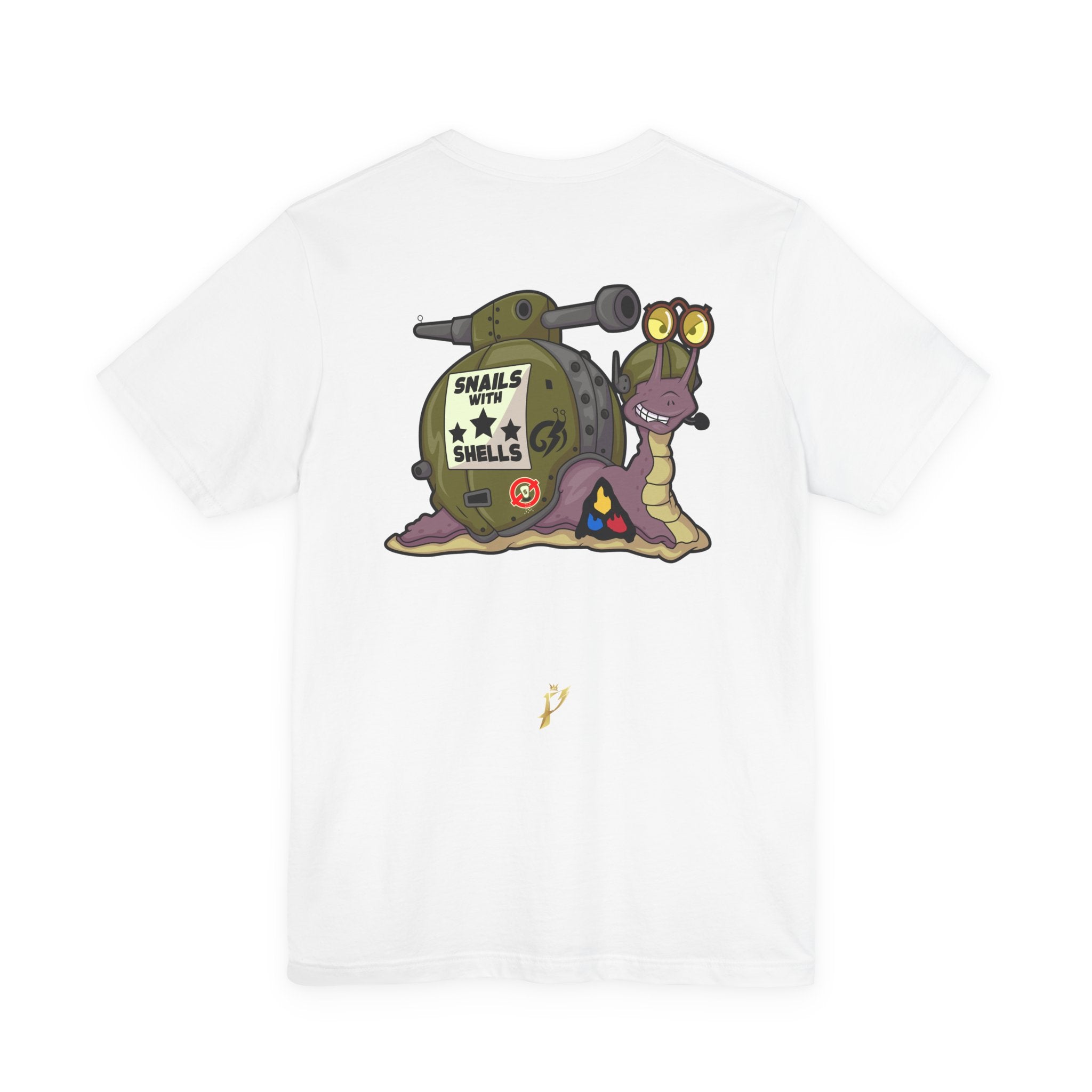 Snails With Shells Tank T-Shirt — Cute Military Snail Graphic Tee