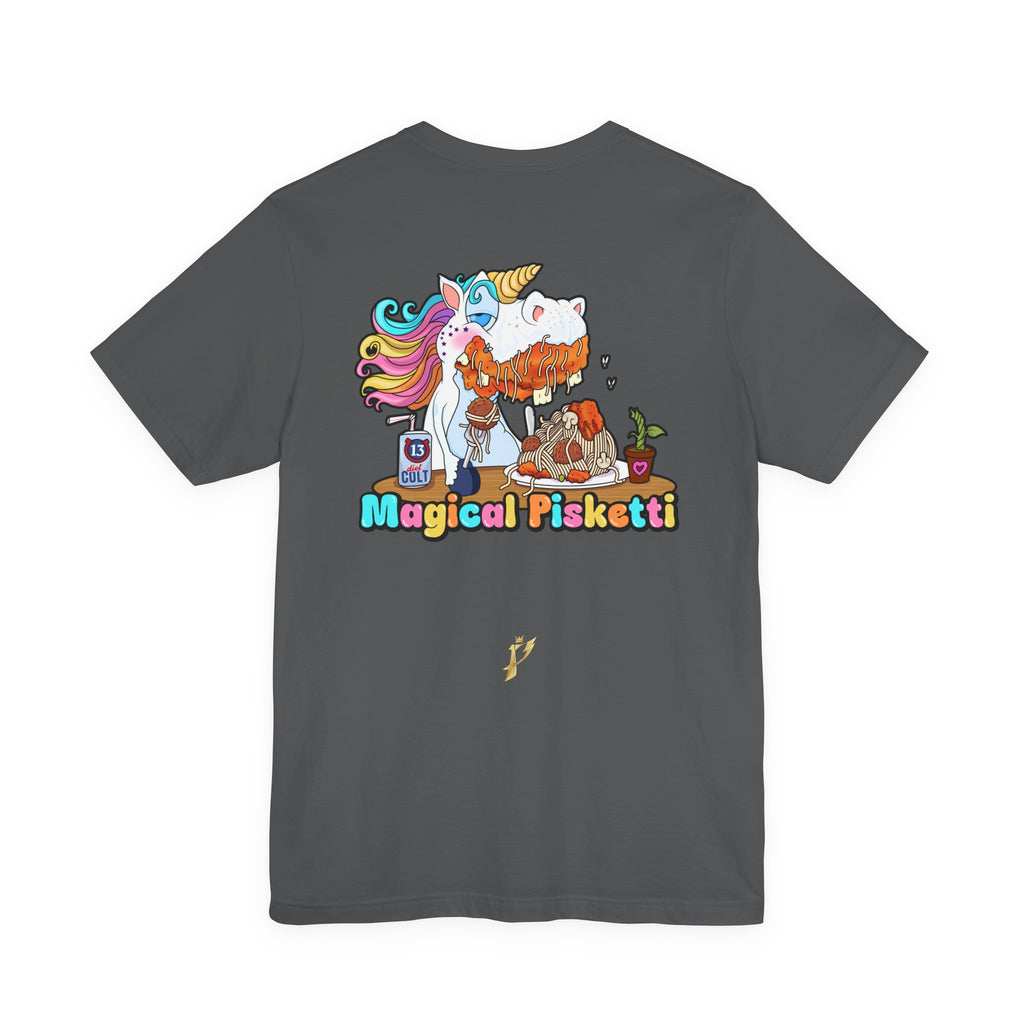 Unicorn Pasta Tee — "Magical Pisketti" Graphic T-Shirt