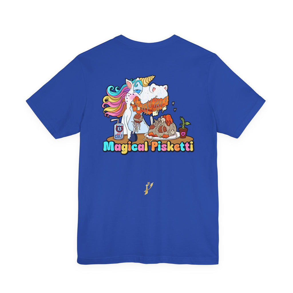 Unicorn Pasta Tee — "Magical Pisketti" Graphic T-Shirt