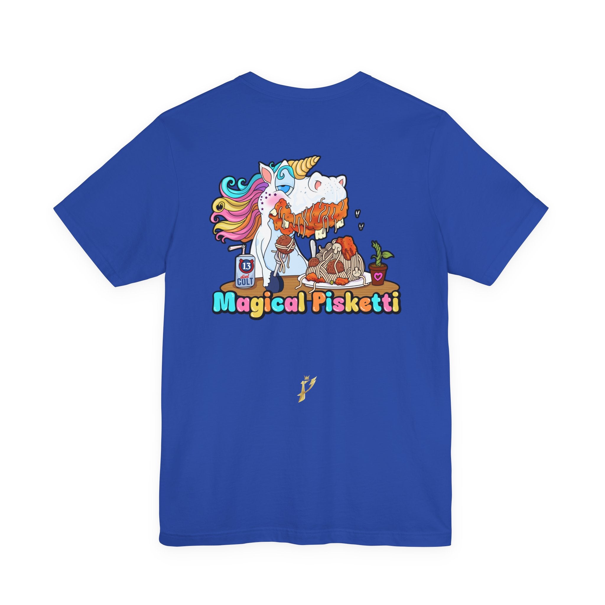 Unicorn Pasta Tee — "Magical Pisketti" Graphic T-Shirt