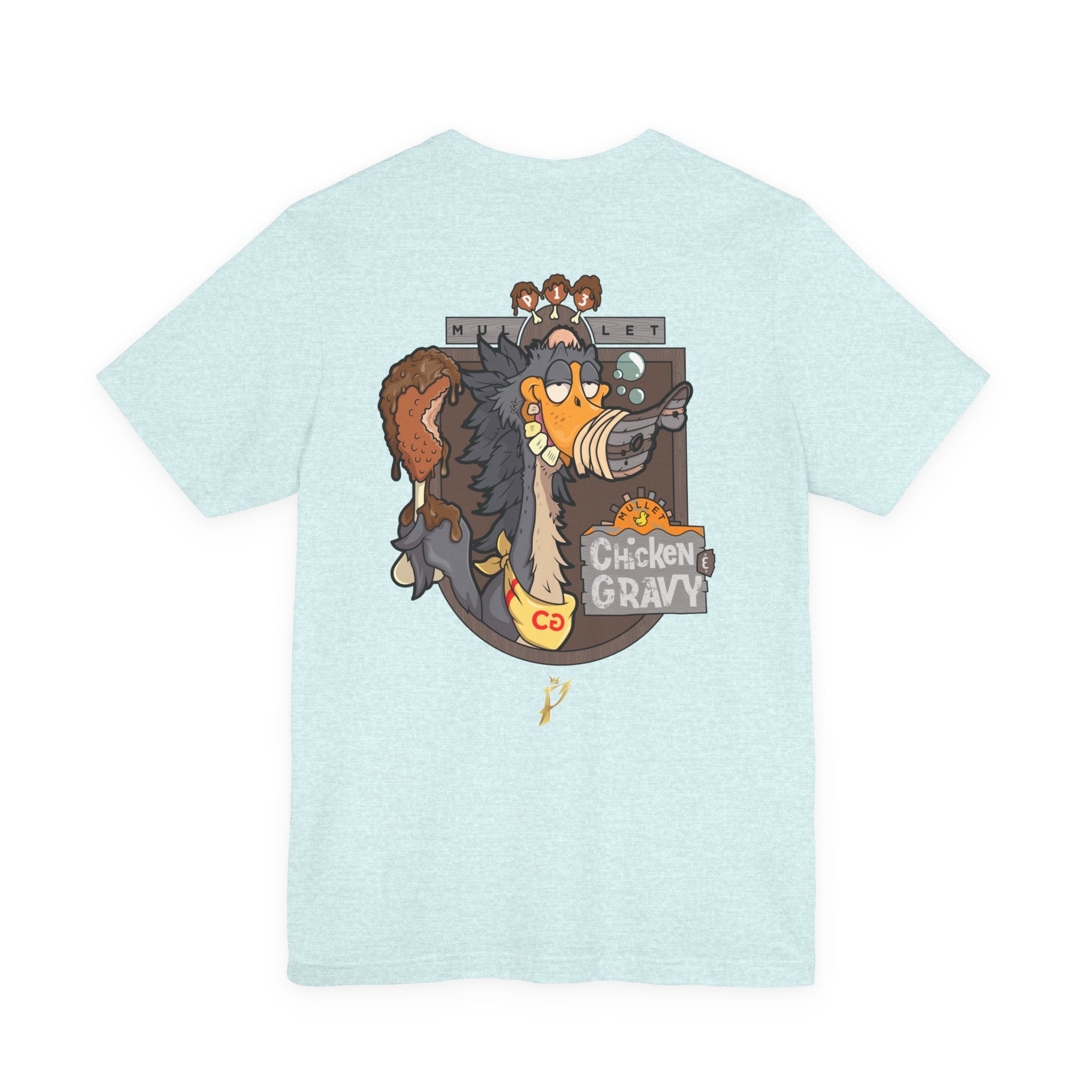 Chicken & Gravy Band Tee — Vintage Rock Music Graphic T-Shirt
