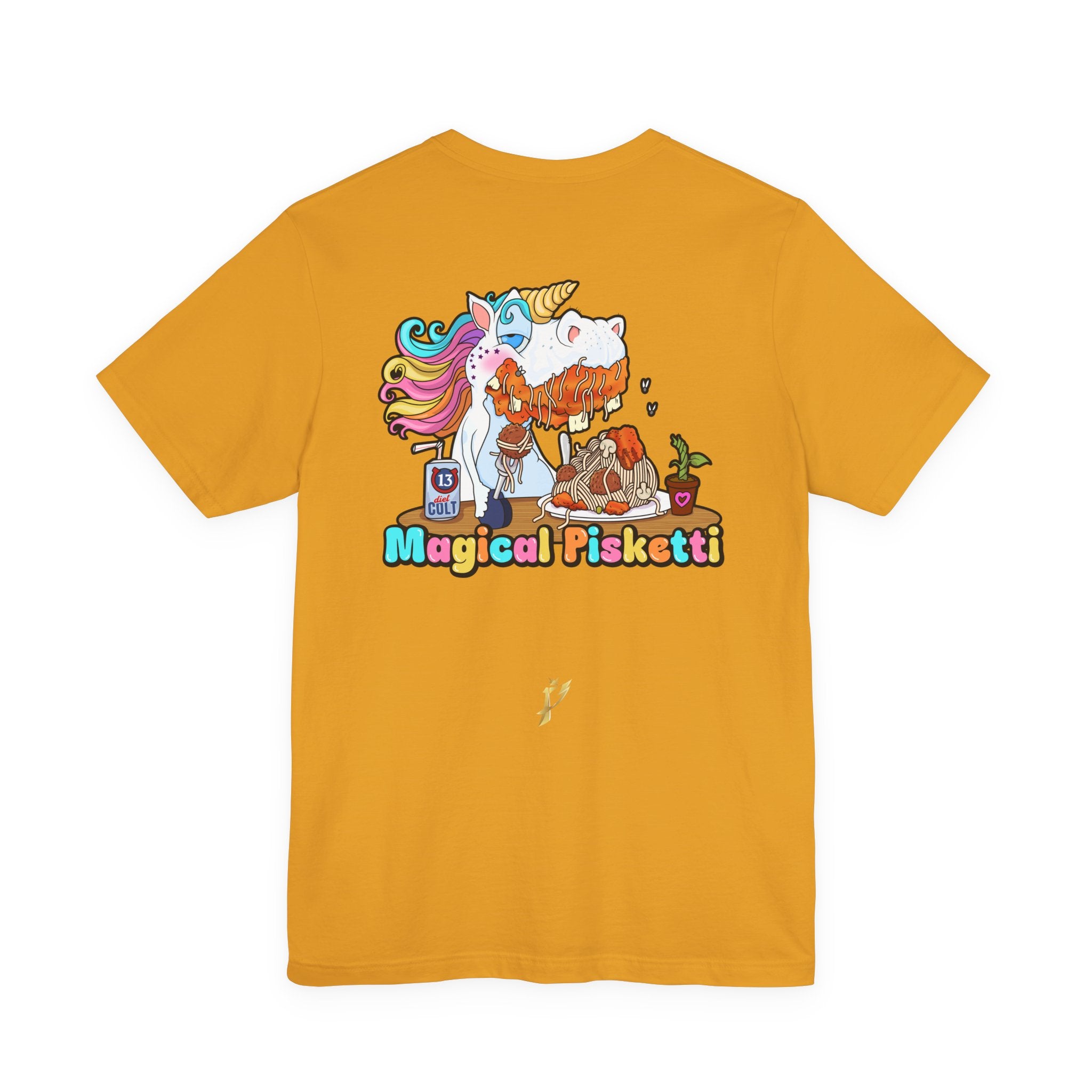 Unicorn Pasta Tee — "Magical Pisketti" Graphic T-Shirt