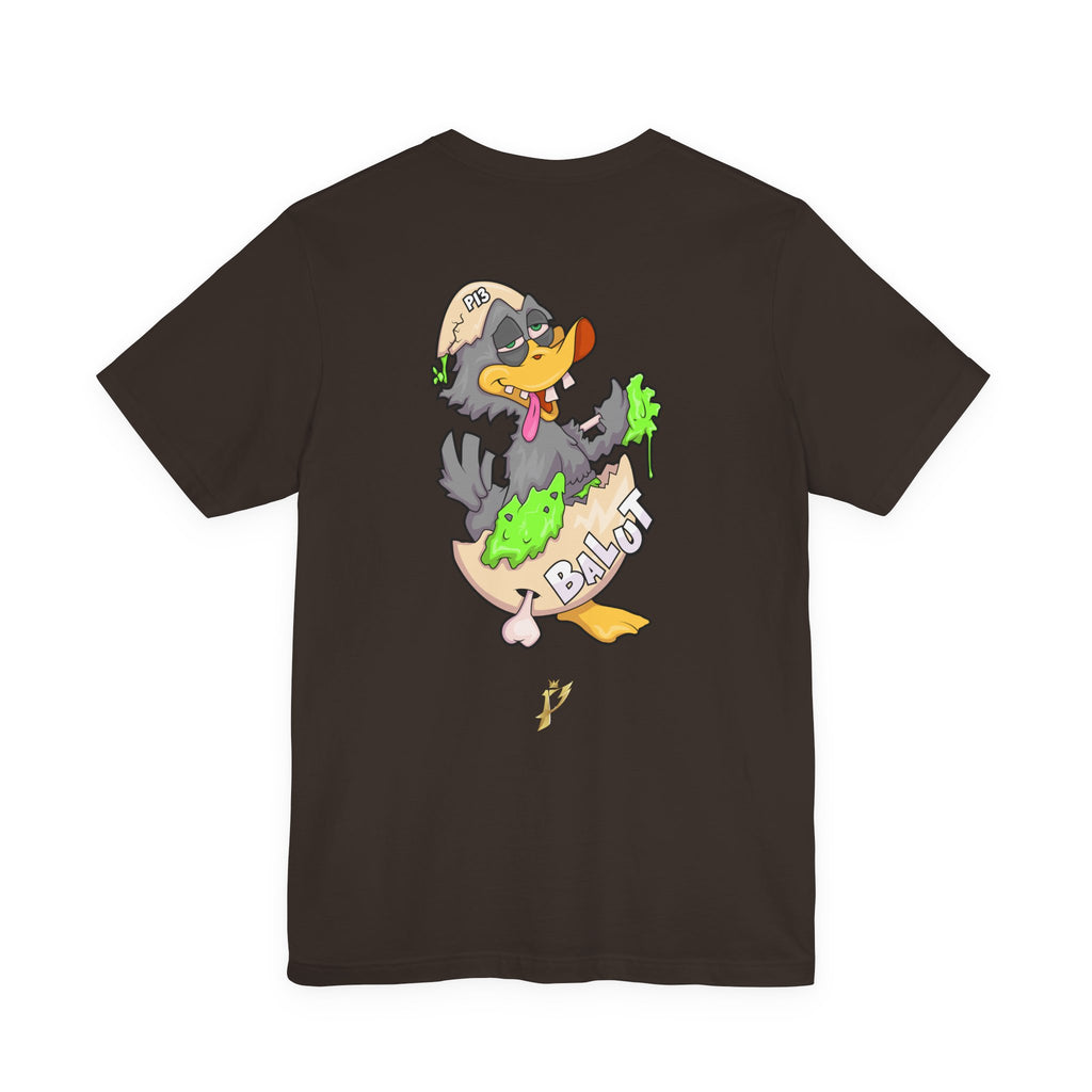 Balut Duck Graphic Tee — Cute Cartoon Egg & Duck Design