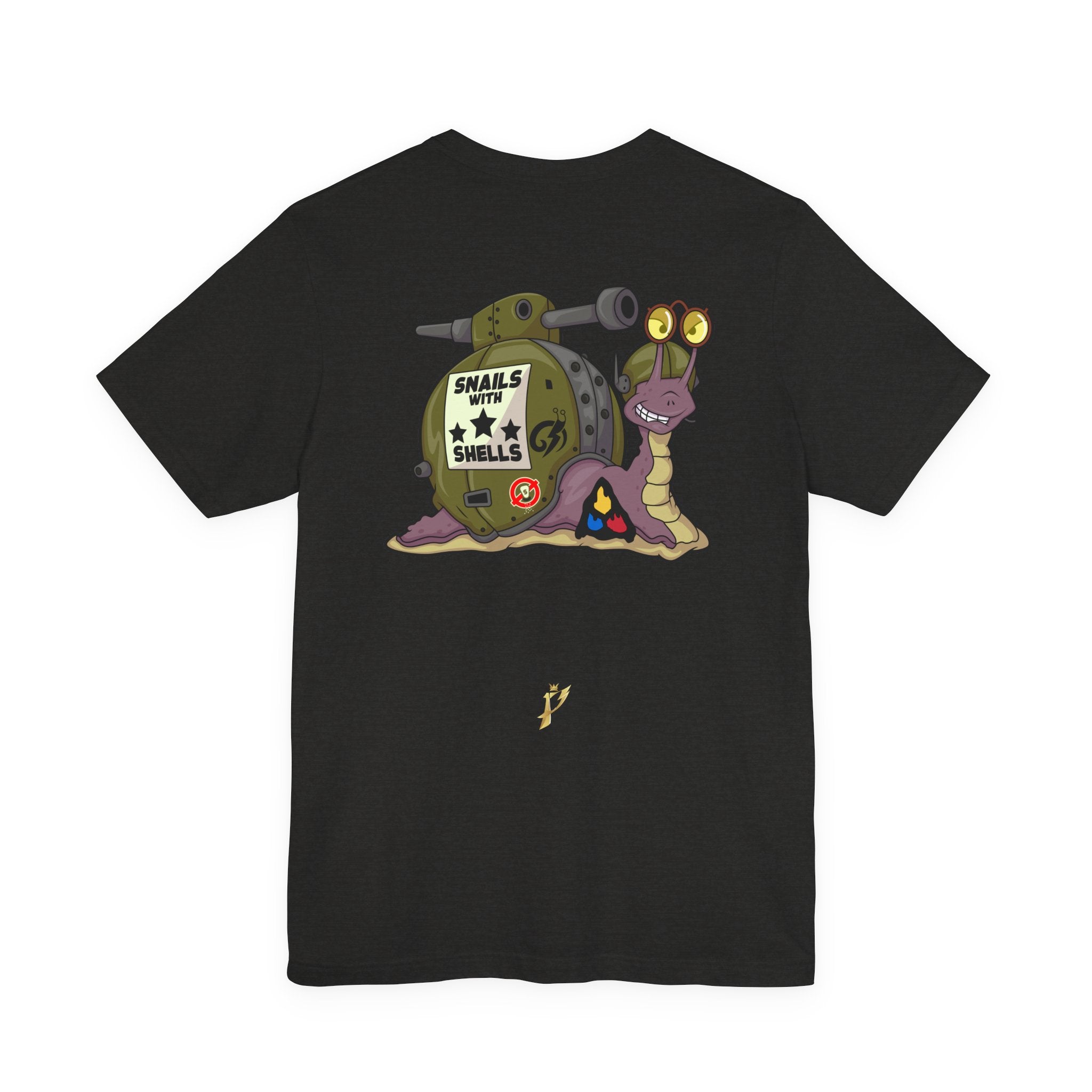 Snails With Shells Tank T-Shirt — Cute Military Snail Graphic Tee