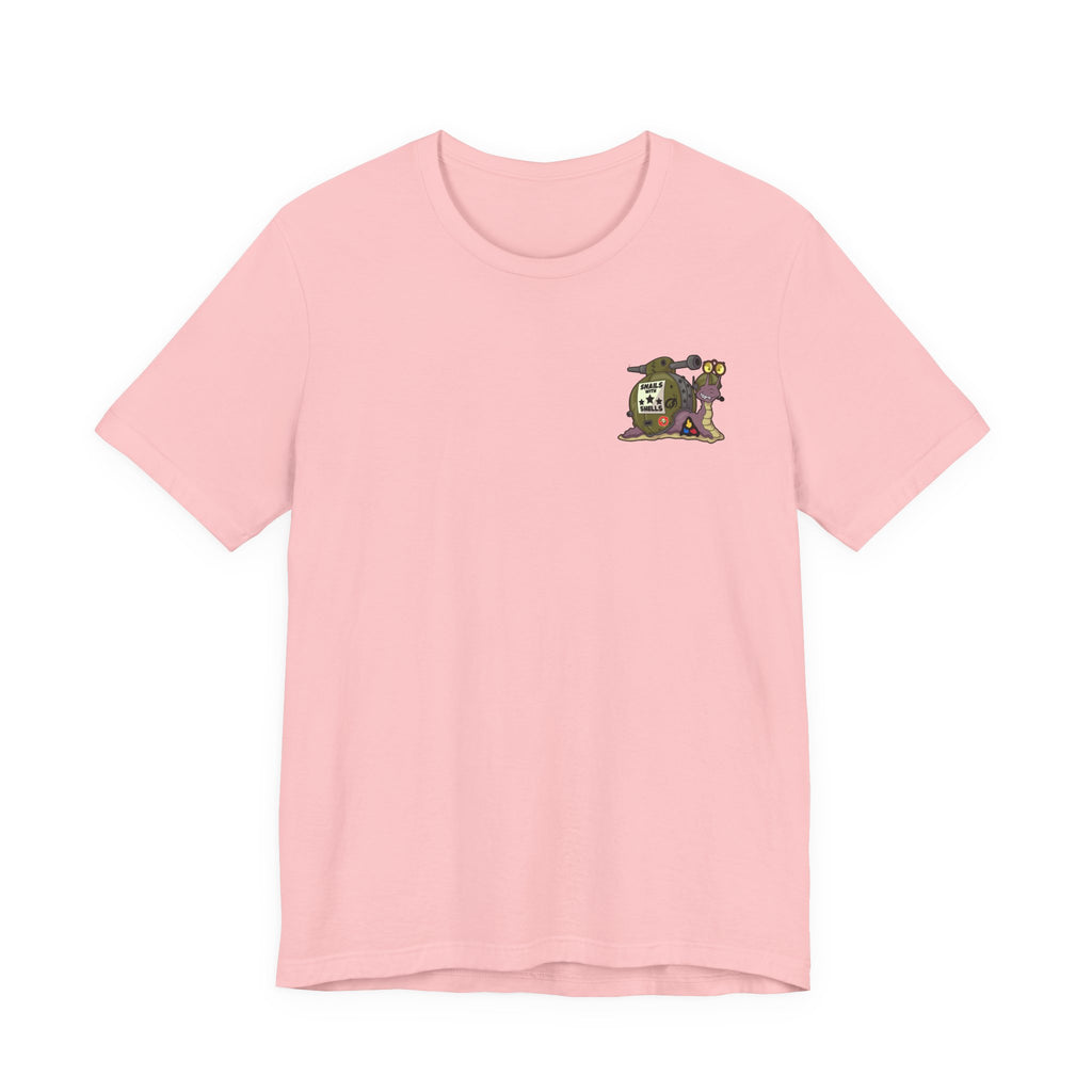 Snails With Shells Tank T-Shirt — Cute Military Snail Graphic Tee