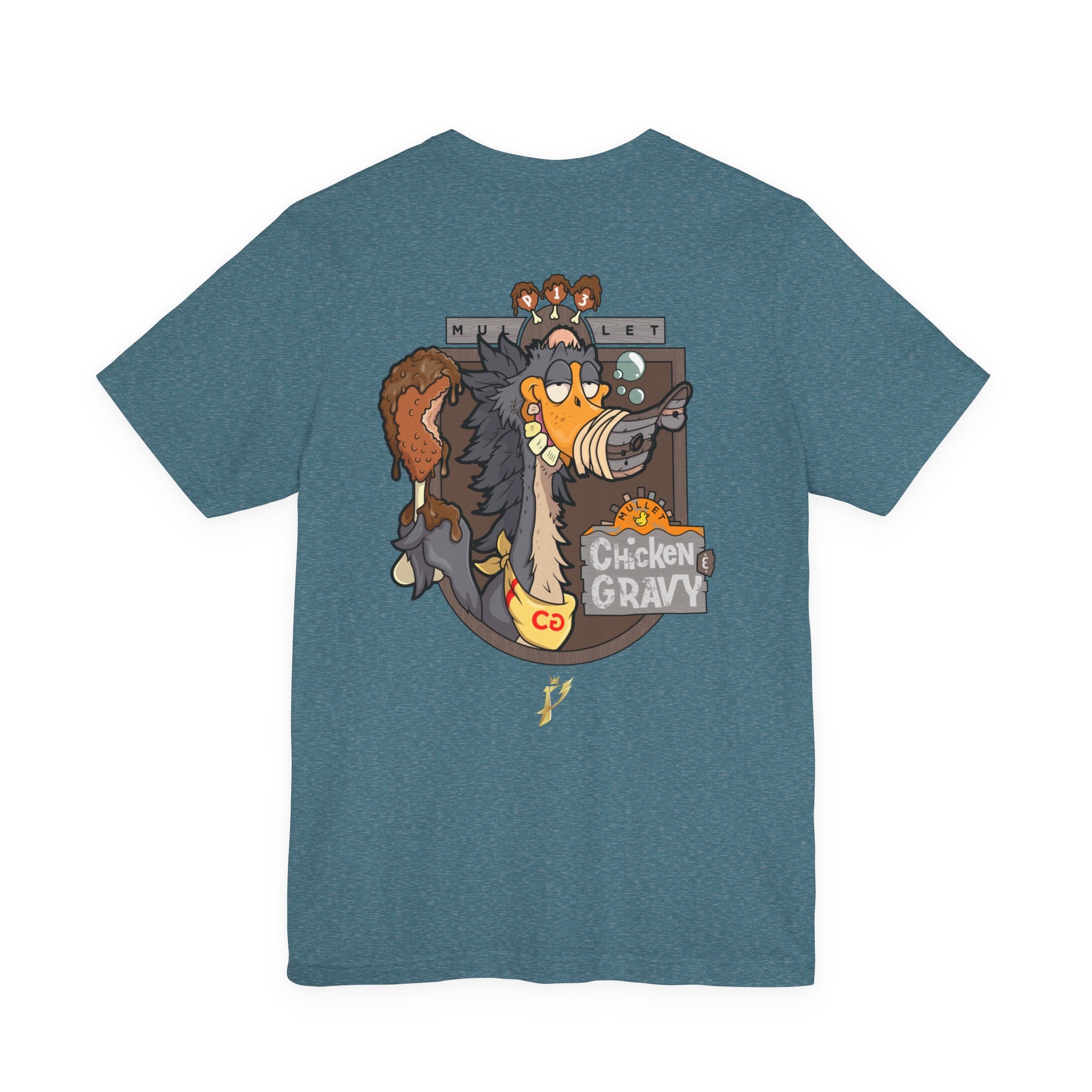Chicken & Gravy Band Tee — Vintage Rock Music Graphic T-Shirt