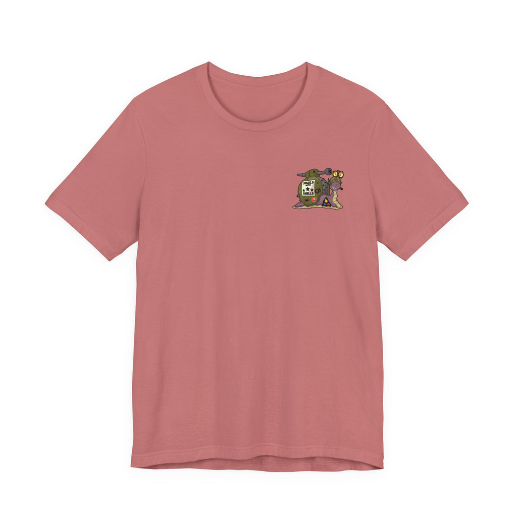 Snails With Shells Tank T-Shirt — Cute Military Snail Graphic Tee