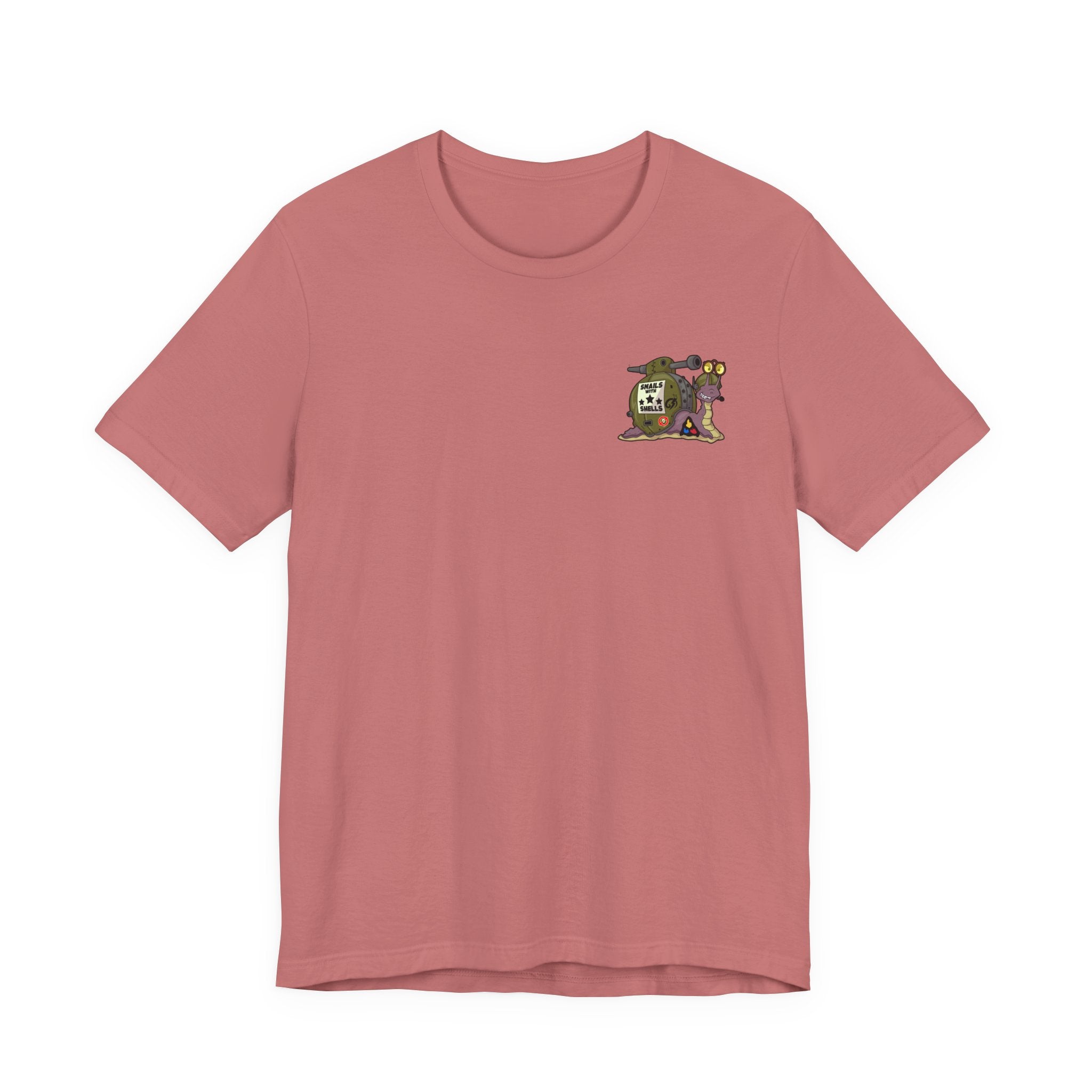 Snails With Shells Tank T-Shirt — Cute Military Snail Graphic Tee