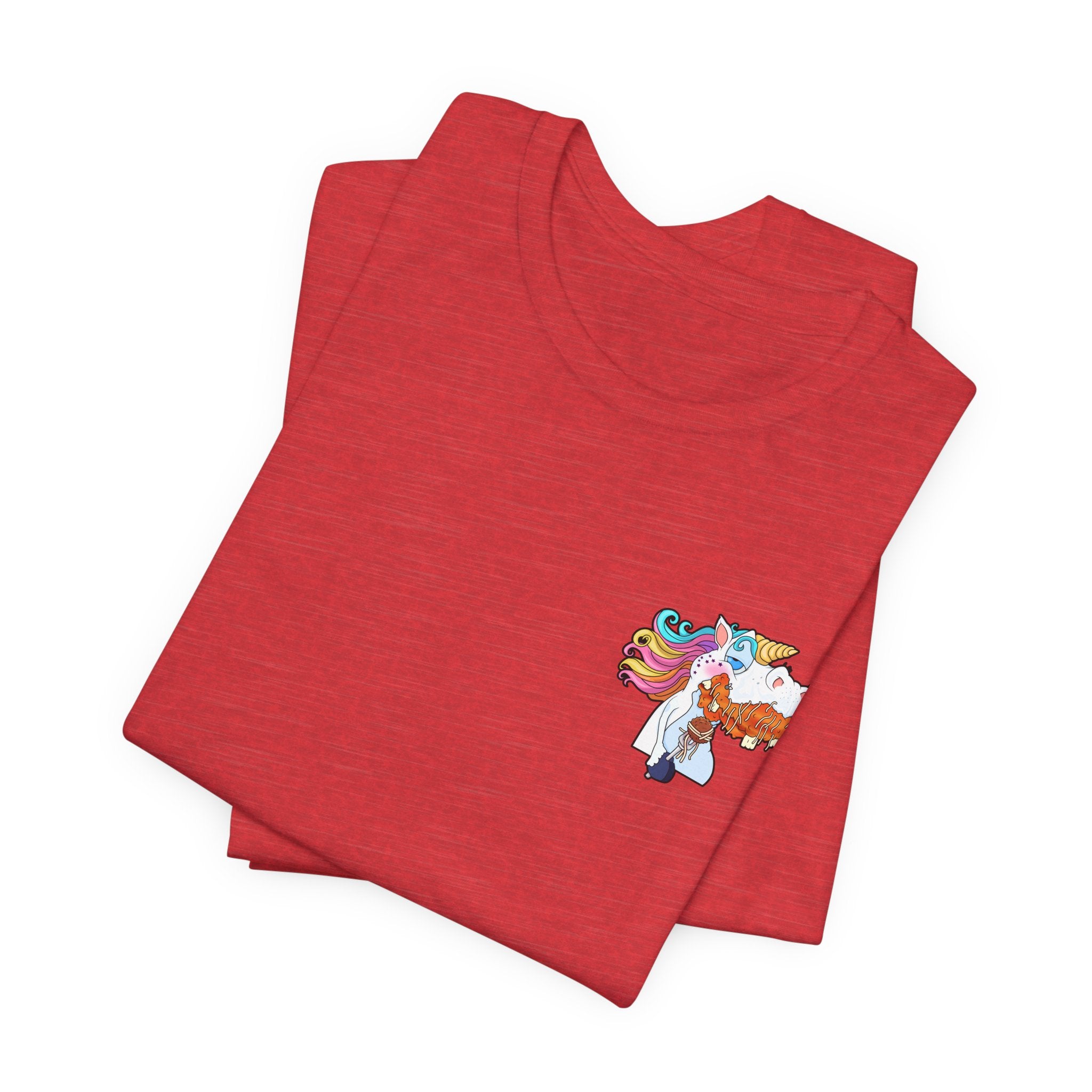 Unicorn Pasta Tee — "Magical Pisketti" Graphic T-Shirt